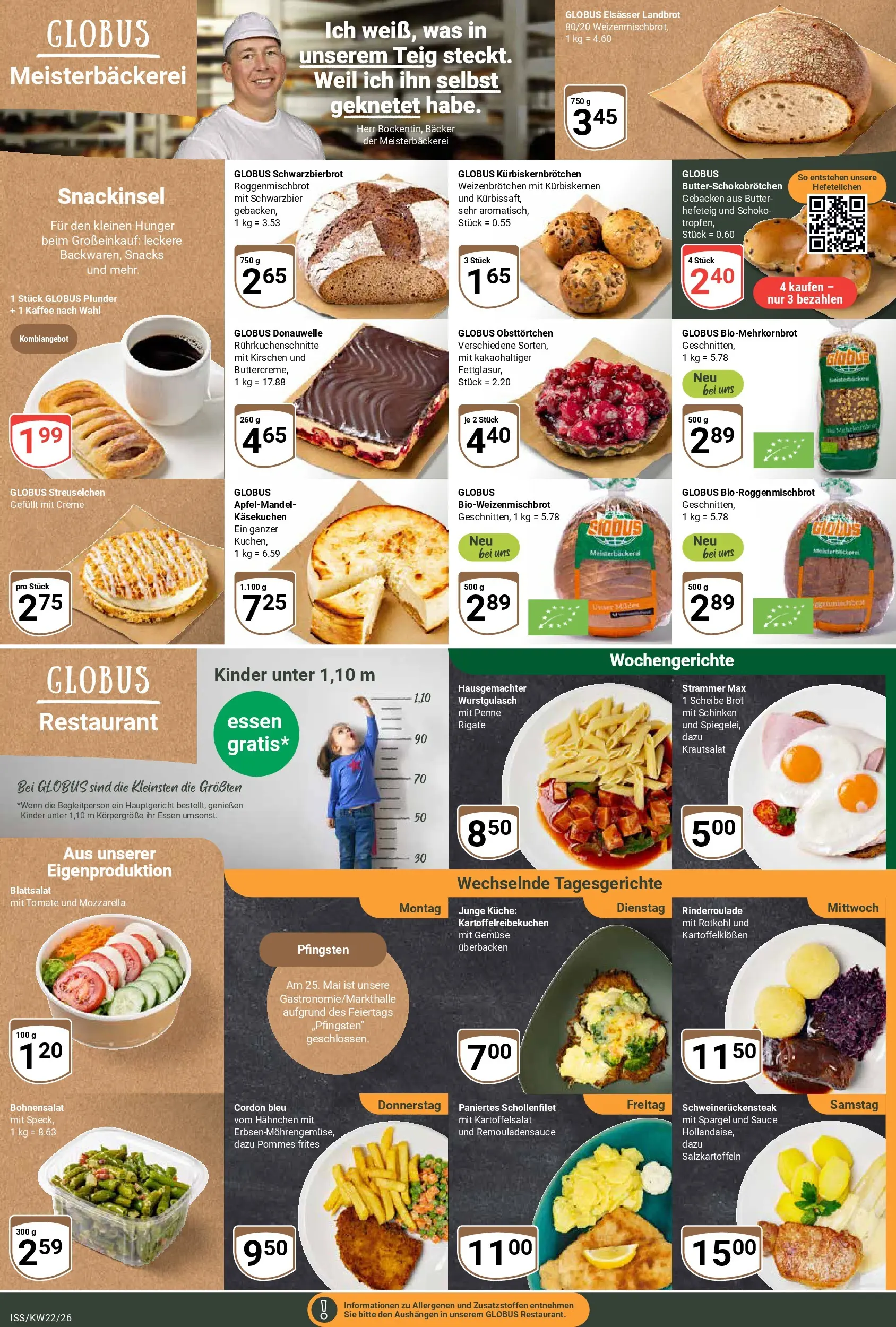 Globus Prospekt Isserstedt (ab 26.05.2026) » Angebote online | Seite: 6 | Produkte: Kaffee, Küche, Gemüse, Brot