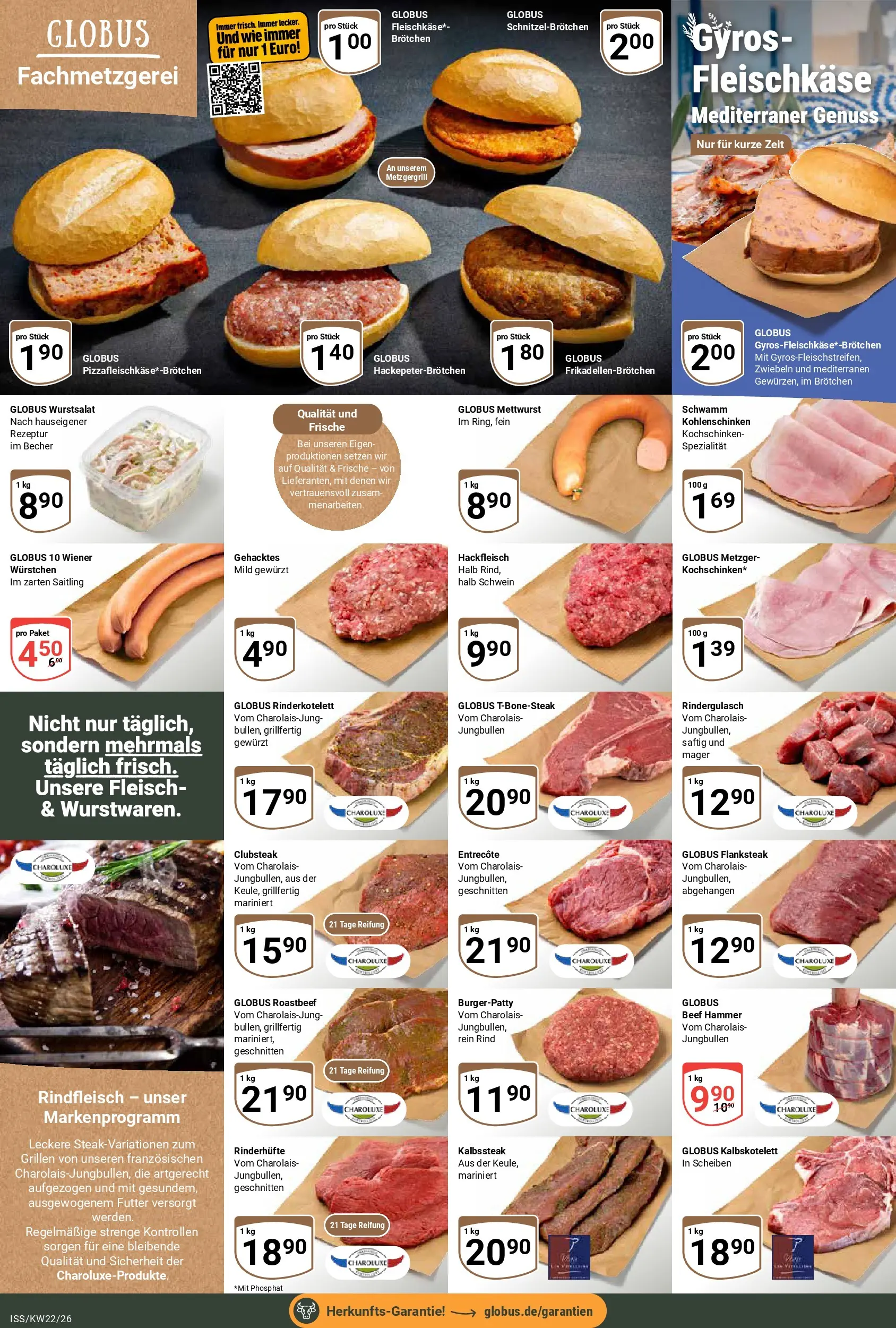 Globus Prospekt Isserstedt (ab 26.05.2026) » Angebote online | Seite: 7 | Produkte: Entrecote, Roastbeef, Gyros, Rindfleisch