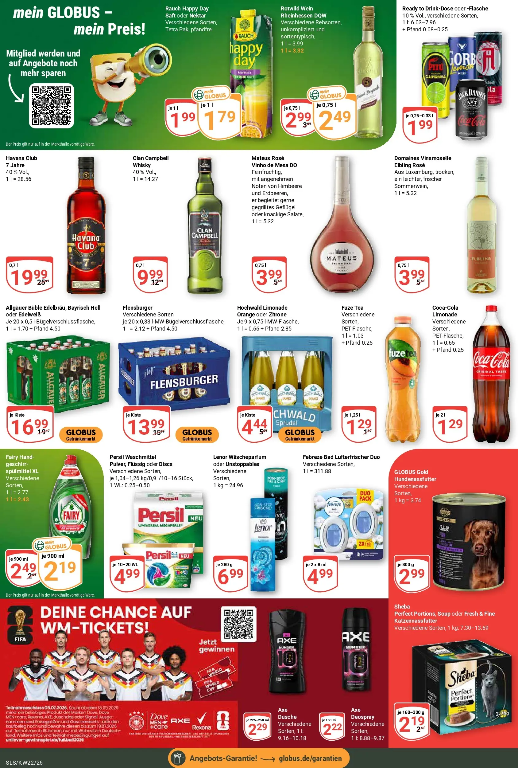 Globus Prospekt Saarlouis (ab 26.05.2026) » Angebote online | Seite: 4 | Produkte: Havana club, Sheba, Bad, Zitrone