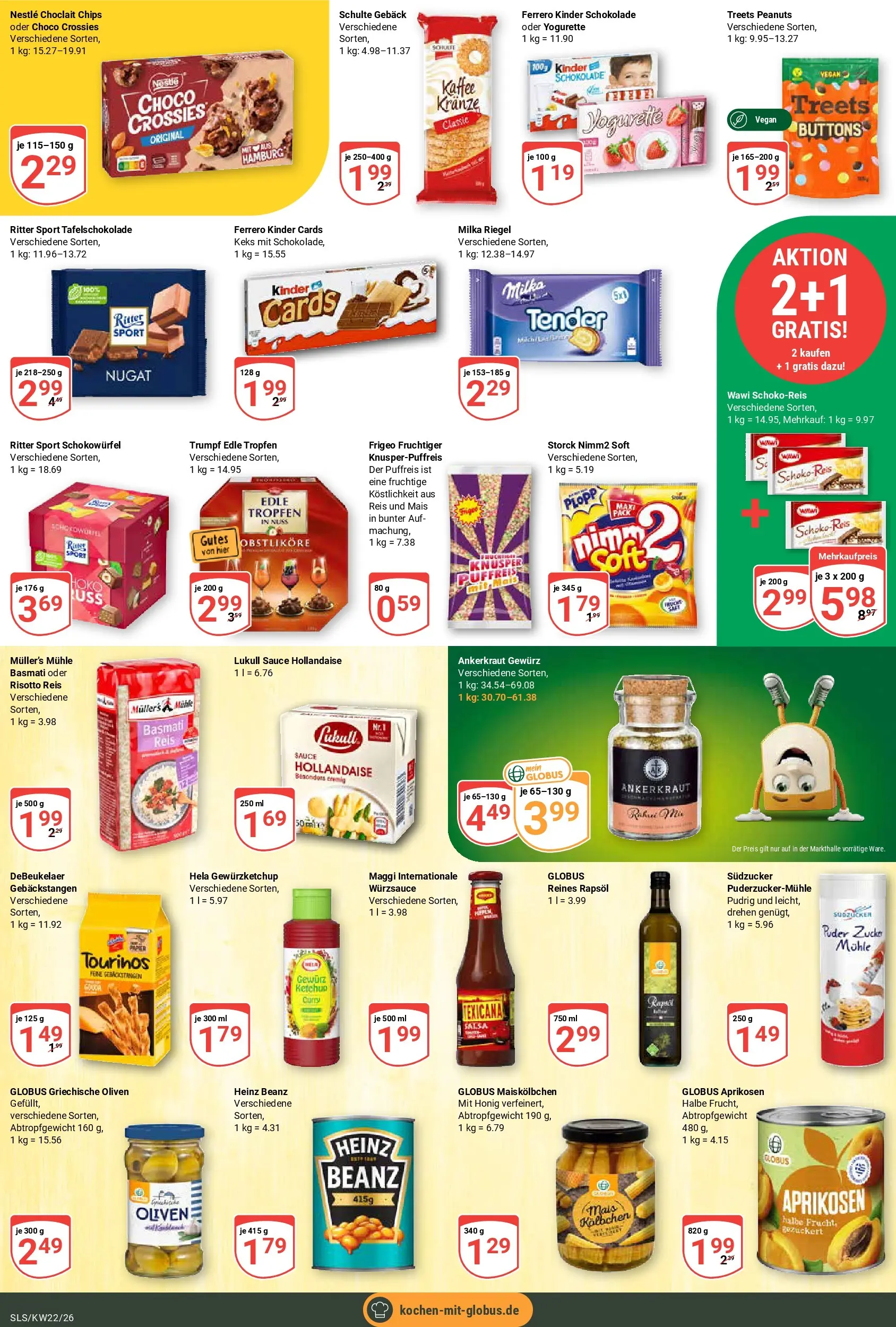 Globus Prospekt Saarlouis (ab 26.05.2026) » Angebote online | Seite: 14 | Produkte: Kinder schokolade, Maggi, Ritter sport, Chips