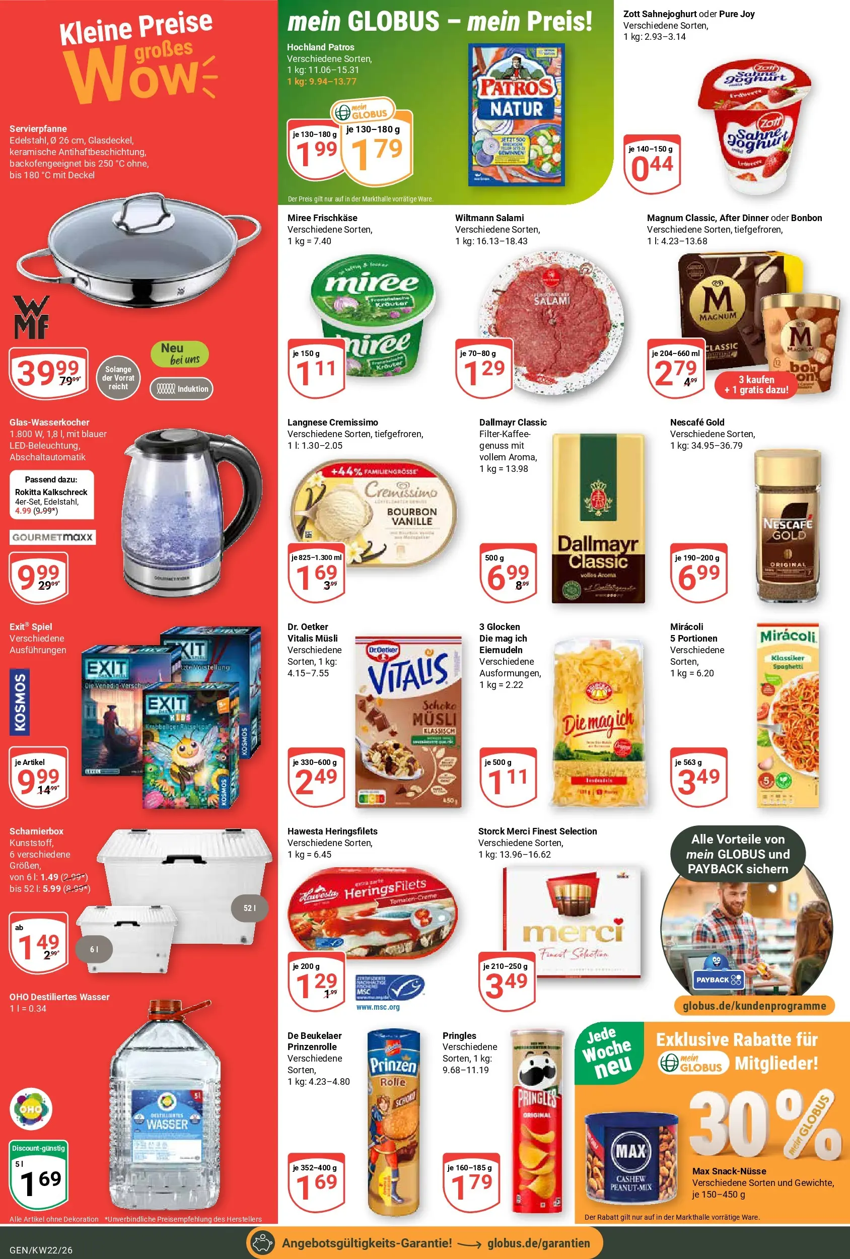 Globus Prospekt Gensingen (ab 26.05.2026) » Angebote online | Seite: 2 | Produkte: Langnese, Cremissimo, Patros, Pringles