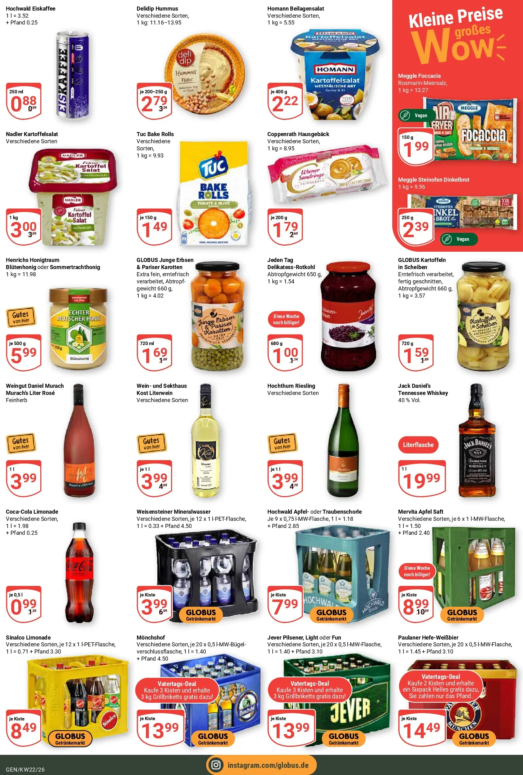 Globus Prospekt Gensingen (ab 26.05.2026) » Angebote online | Seite: 3 | Produkte: Sinalco, Äpfel, Saft, Whiskey