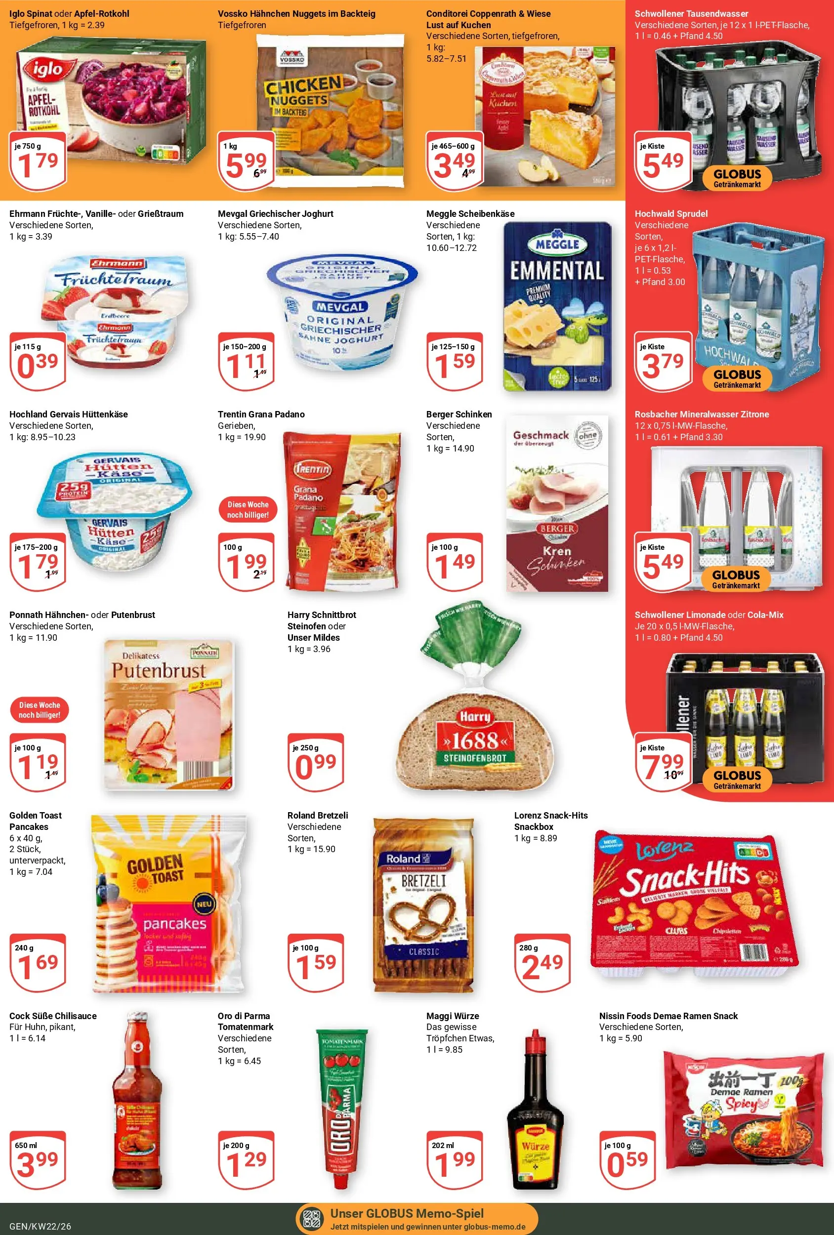 Globus Prospekt Gensingen (ab 26.05.2026) » Angebote online | Seite: 5 | Produkte: Toast, Iglo, Zitrone, Kuchen