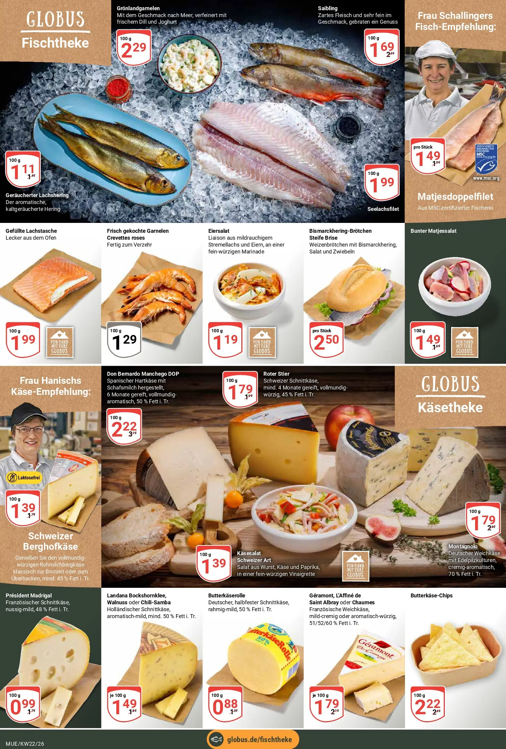 Globus Prospekt Mühldorf (ab 26.05.2026) » Angebote online | Seite: 9 | Produkte: Geramont, Käse, Joghurt, Garnelen