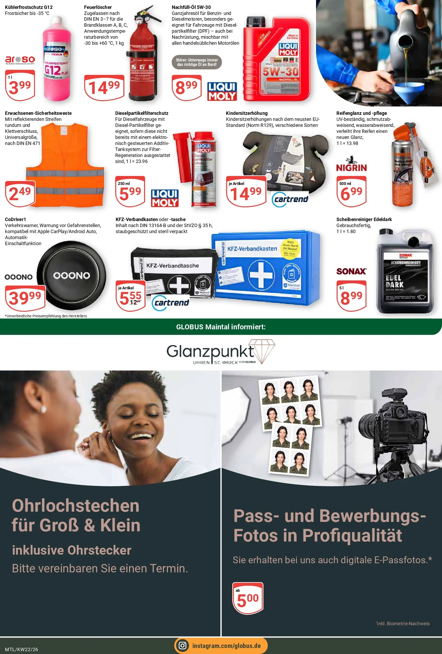 Globus Prospekt Maintal-Dörnigheim (ab 26.05.2026) » Angebote online | Seite: 25 | Produkte: Tasche, Öl, Apple