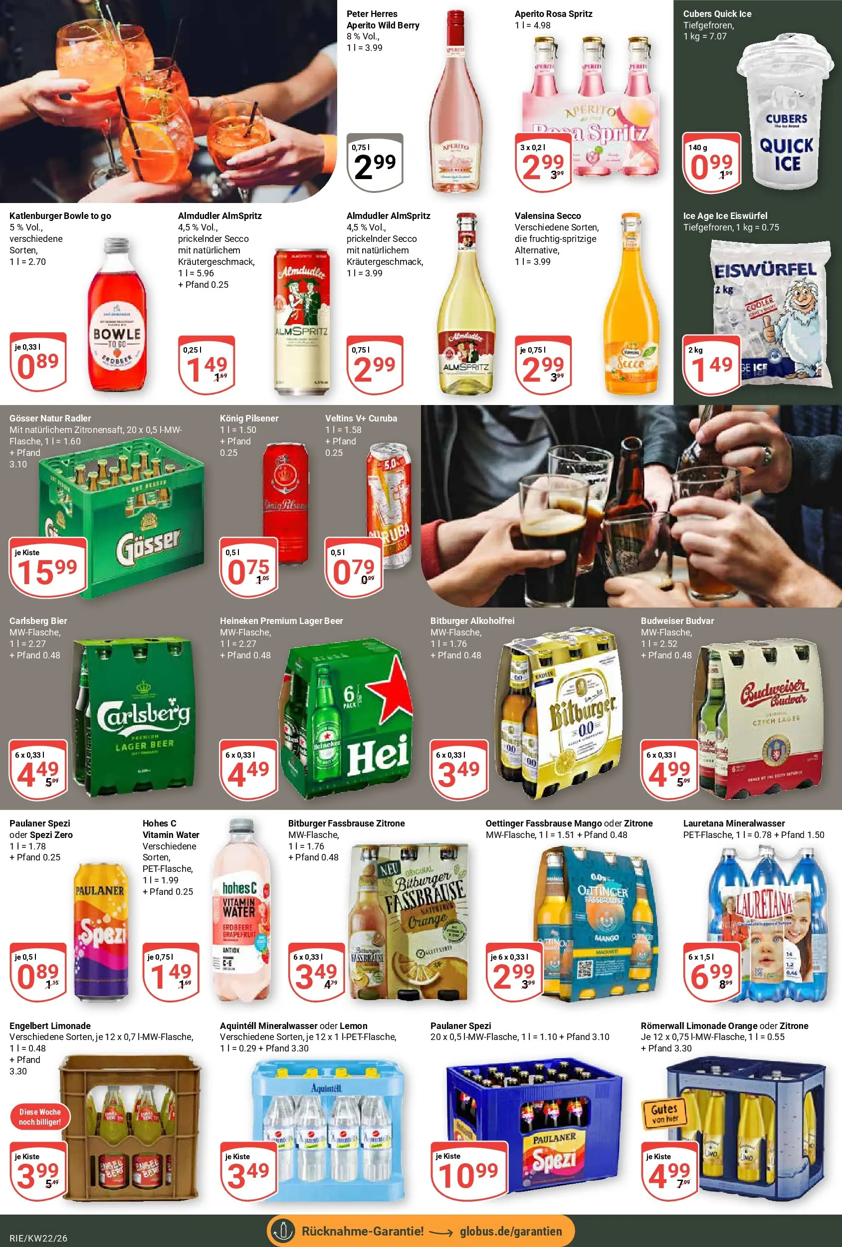 Globus Prospekt Bochum-Riemke (ab 26.05.2026) » Angebote online | Seite: 17 | Produkte: Oettinger, Grapefruit, Radler, Mango