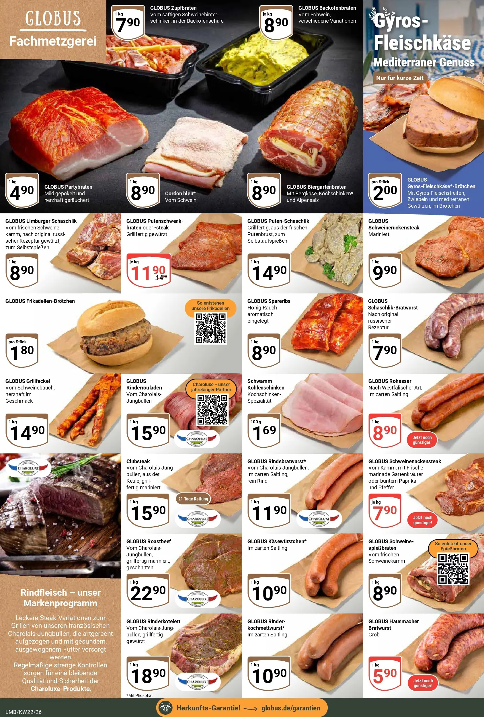 Globus Prospekt Limburg (ab 26.05.2026) » Angebote online | Seite: 7 | Produkte: Grill, Gyros, Zwiebeln, Paprika