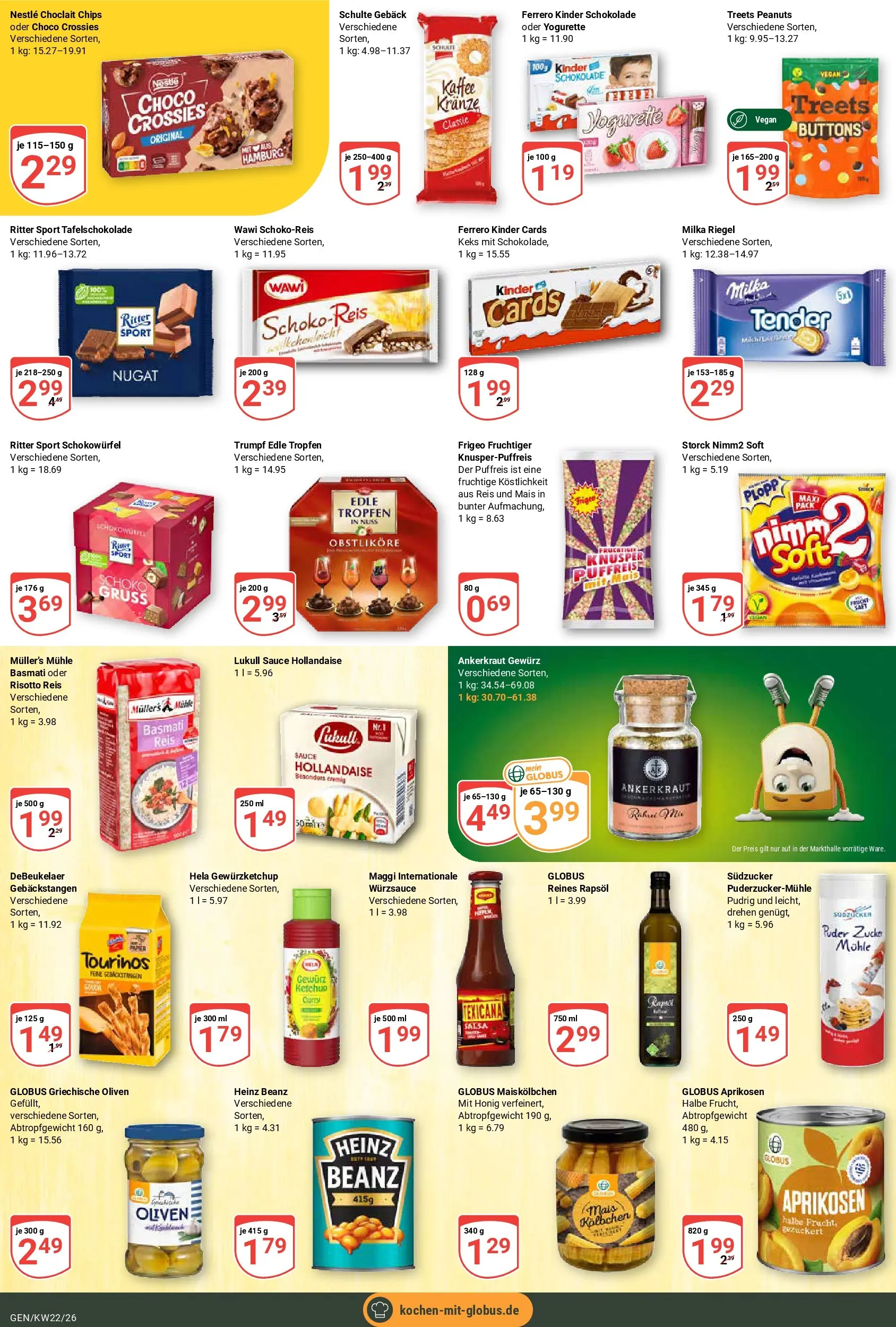 Globus Prospekt Gensingen (ab 26.05.2026) » Angebote online | Seite: 14 | Produkte: Milch, Kaffee, Reis, Ketchup