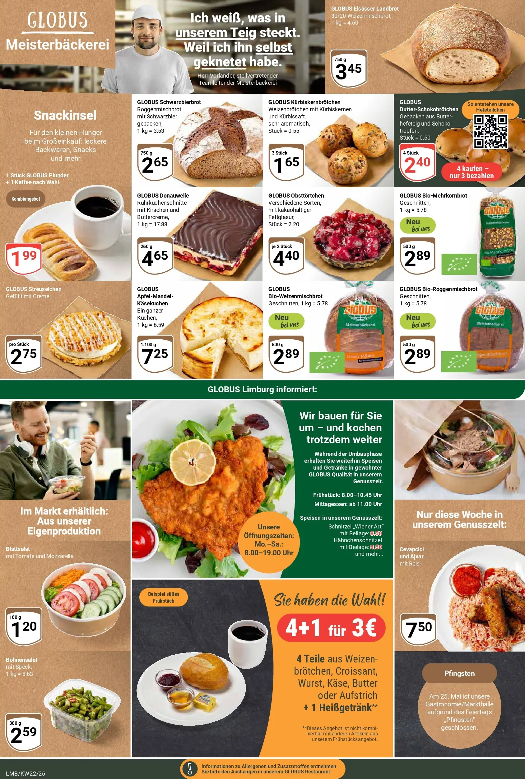 Globus Prospekt Limburg (ab 26.05.2026) » Angebote online | Seite: 10 | Produkte: Kaffee, Mozzarella, Creme, Kirschen