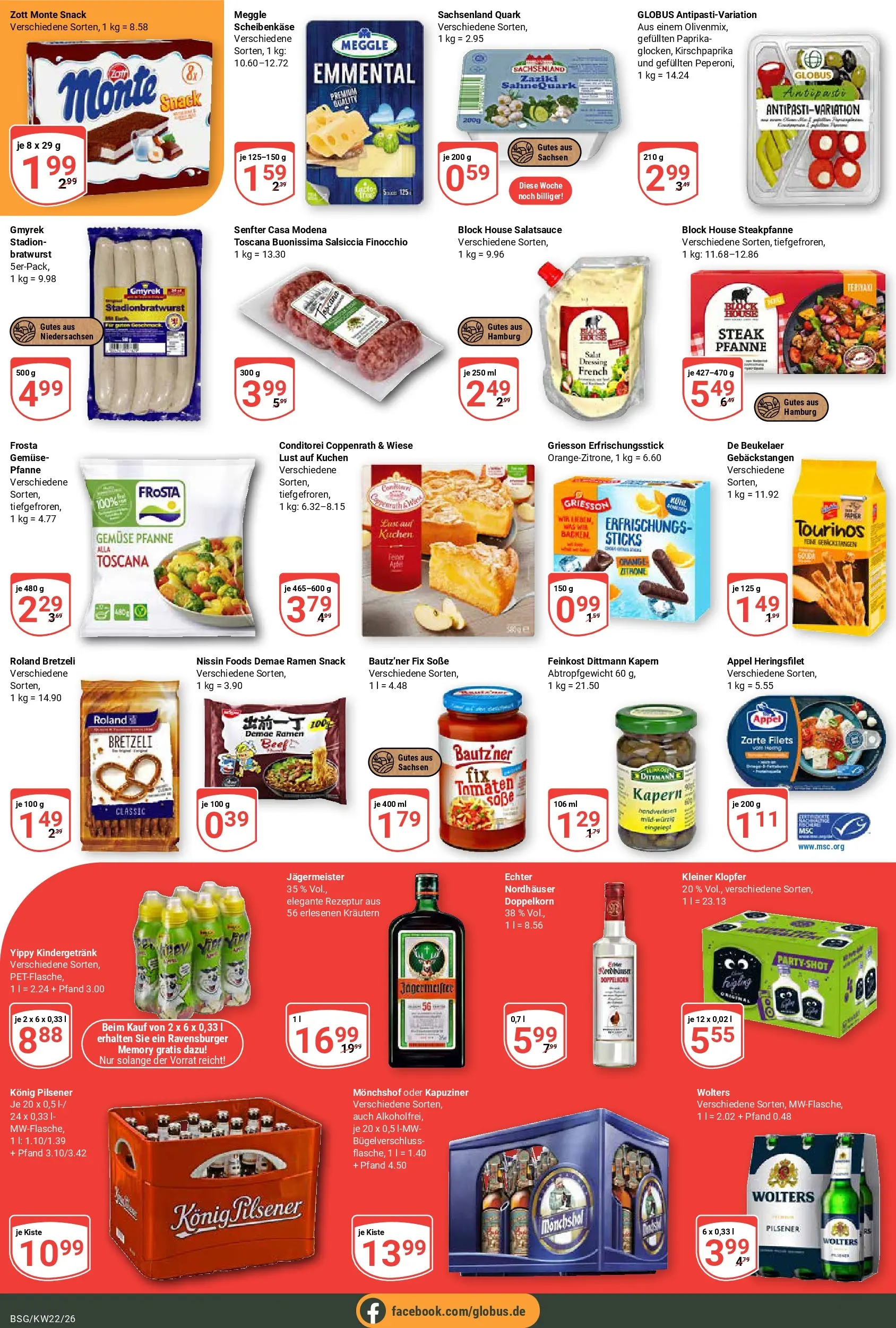 Globus Prospekt Braunschweig (ab 26.05.2026) » Angebote online | Seite: 3 | Produkte: Konig pilsener, Äpfel, Paprika, Zitrone
