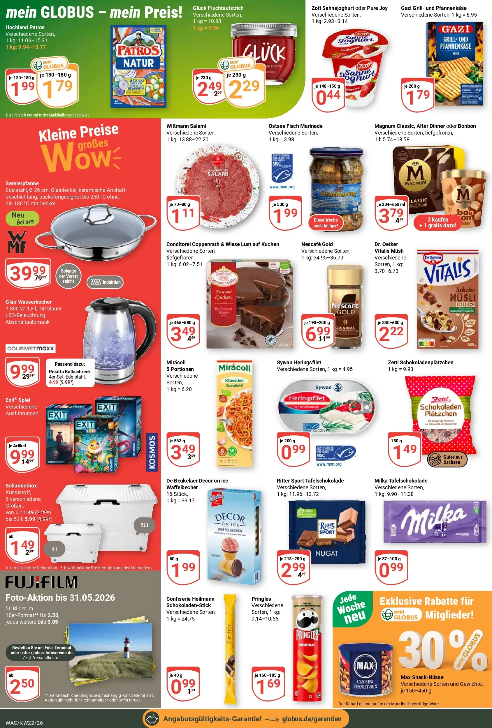 Globus Prospekt Markkleeberg (ab 26.05.2026) » Angebote online | Seite: 2 | Produkte: Musli, Spiel, Salami, Nescafe gold