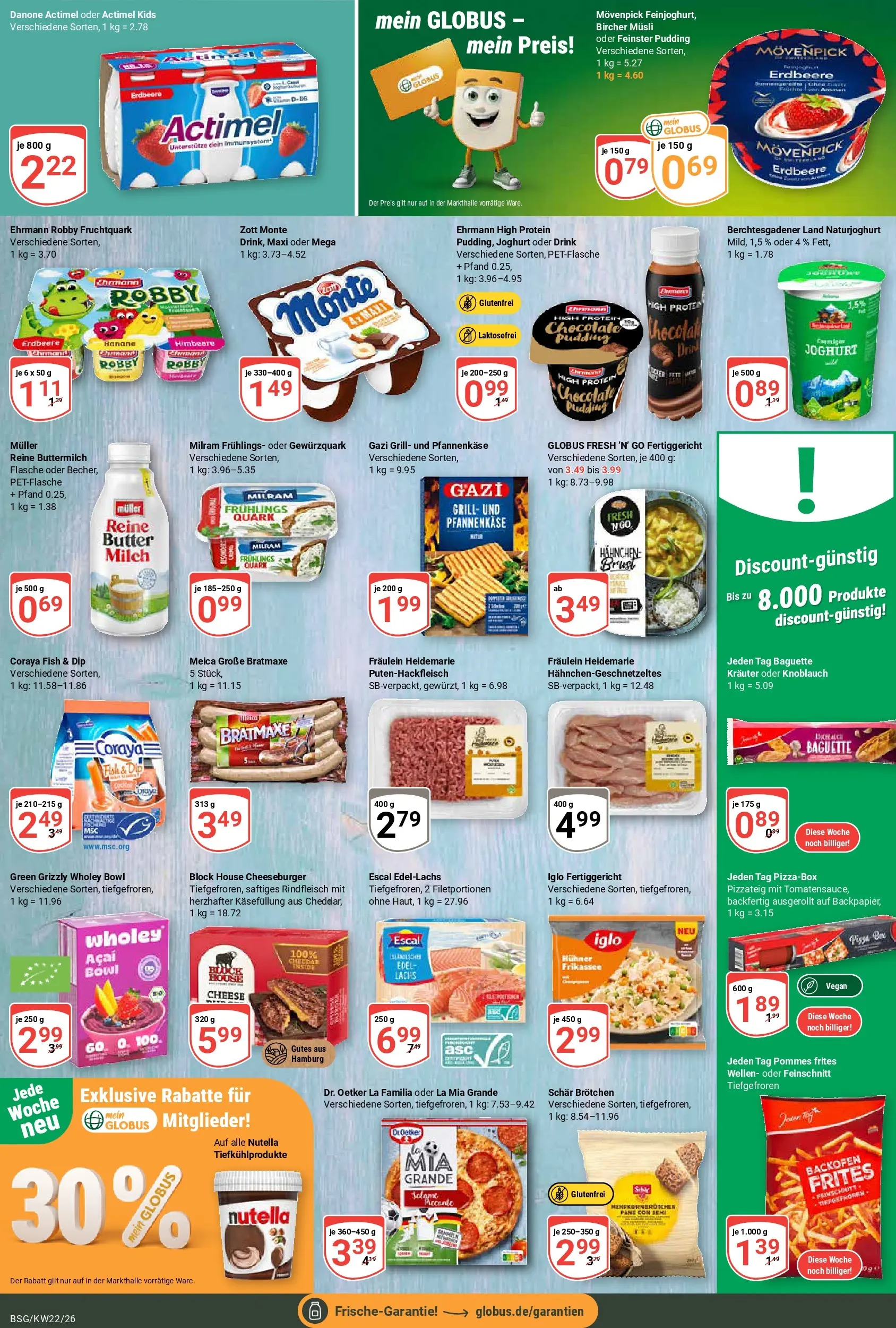 Globus Prospekt Braunschweig (ab 26.05.2026) » Angebote online | Seite: 9 | Produkte: Grill, Quark, Joghurt, Pommes