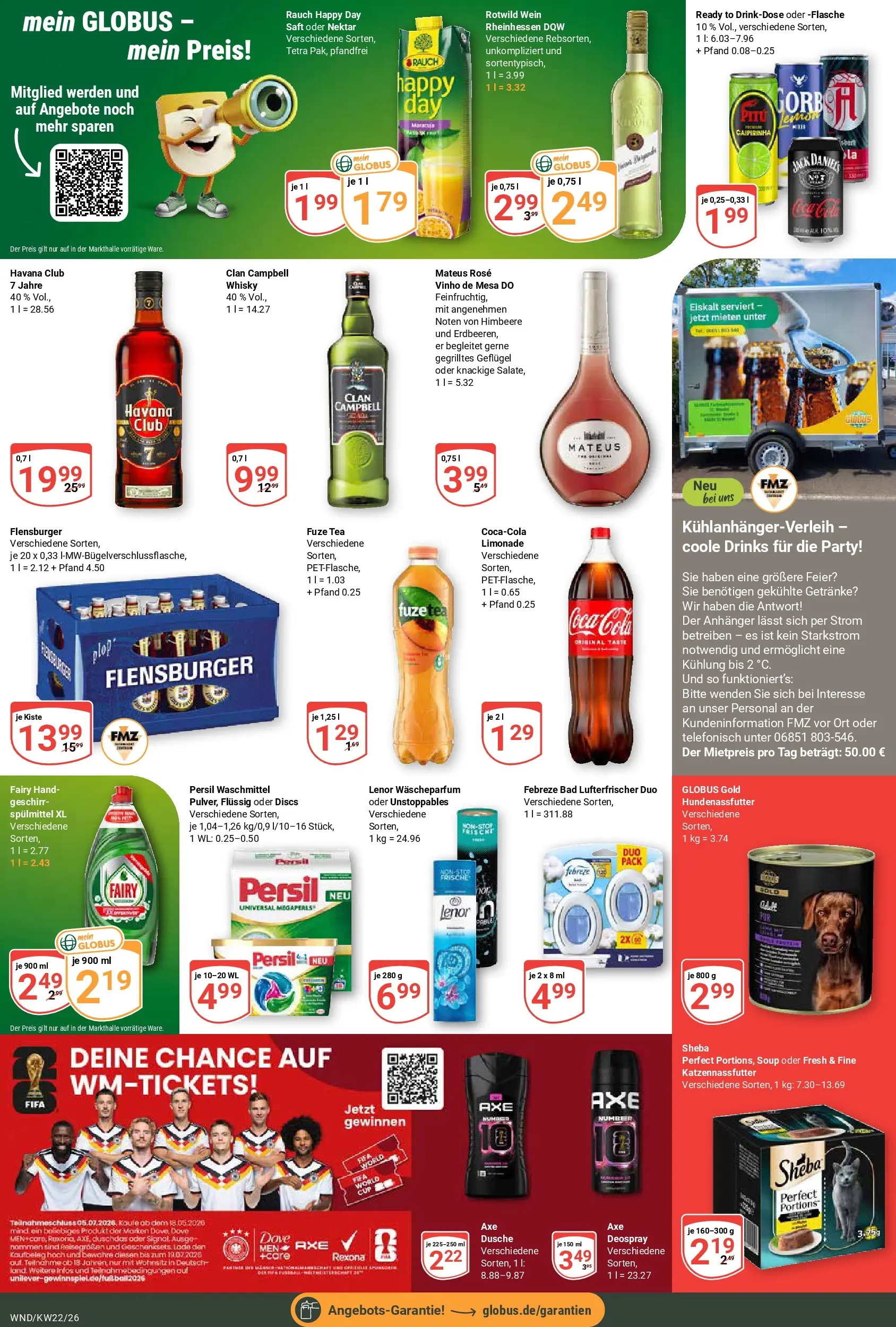 Globus Prospekt St. Wendel (ab 26.05.2026) » Angebote online | Seite: 4 | Produkte: Lenor, Sheba, Duschdas, Persil