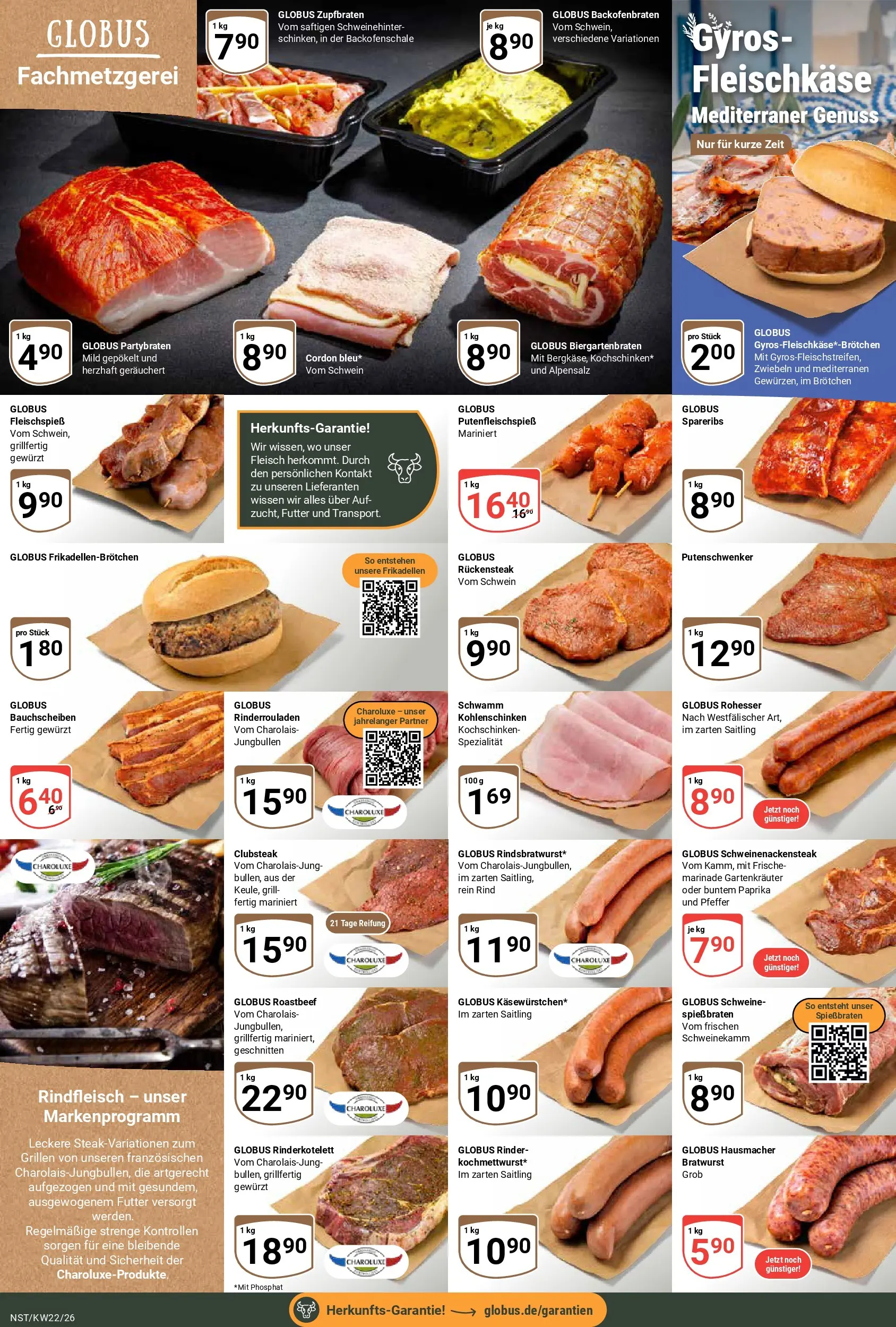 Globus Prospekt Neustadt (ab 26.05.2026) » Angebote online | Seite: 8 | Produkte: Gyros, Zwiebeln, Paprika, Fleisch