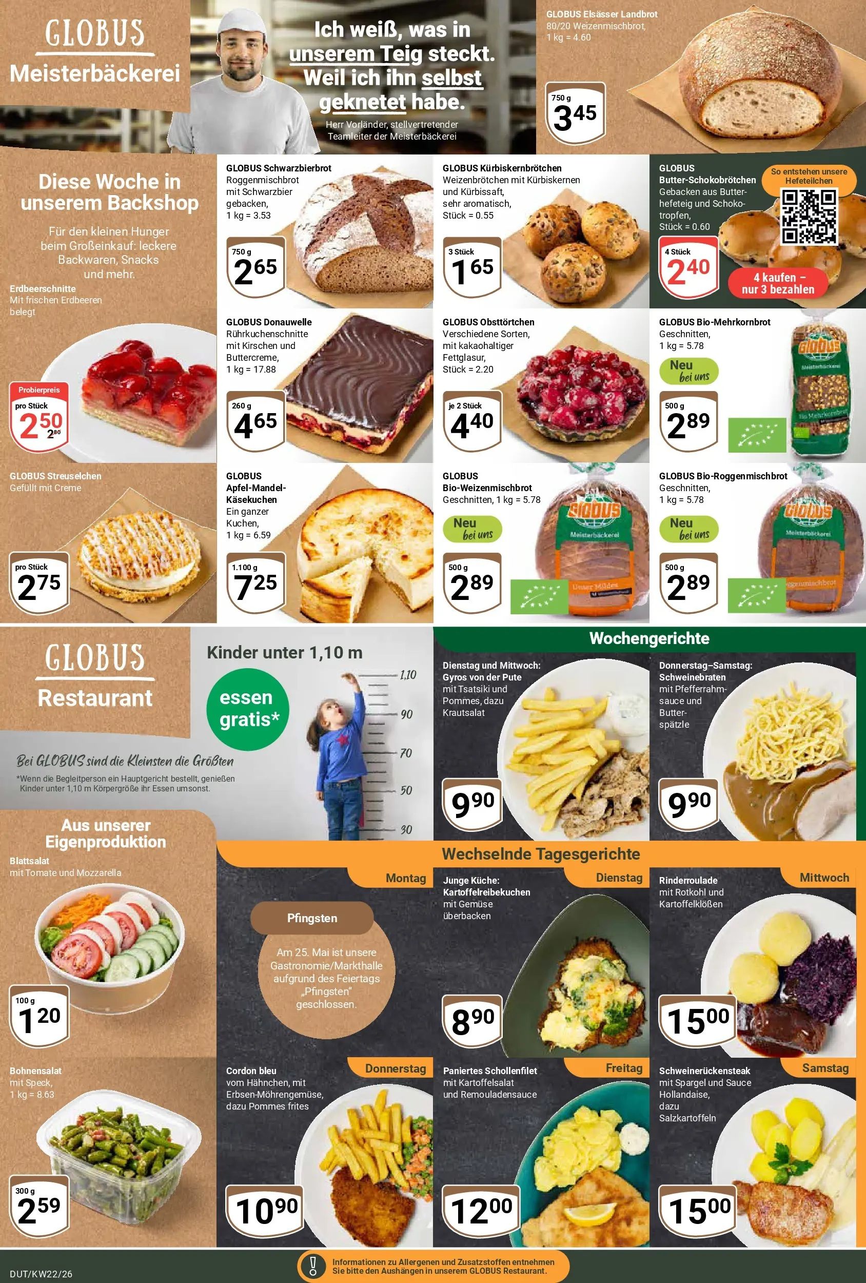 Globus Prospekt Wetzlar-Dutenhofen (ab 26.05.2026) » Angebote online | Seite: 7 | Produkte: Pute, Butter, Creme, Erdbeeren