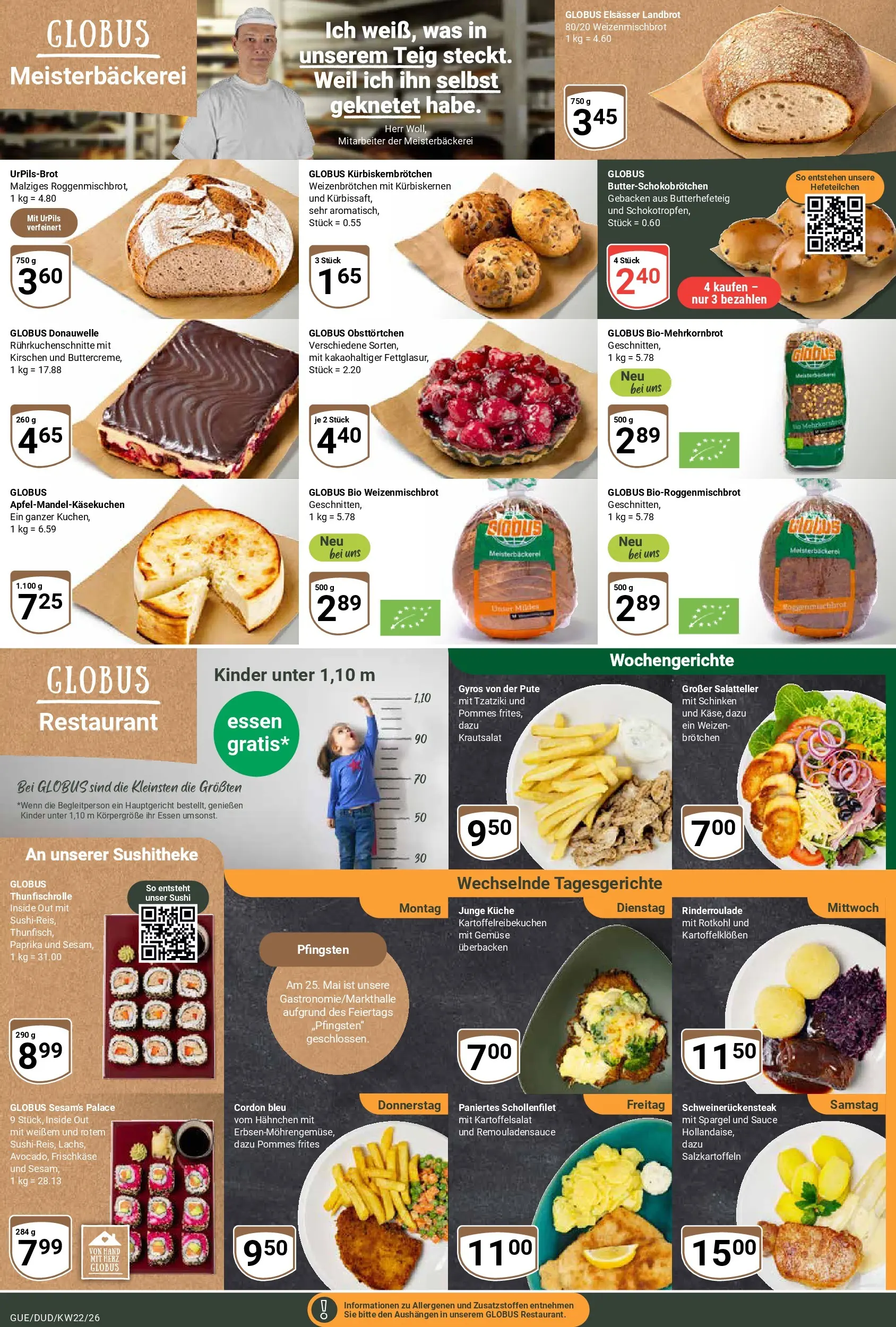 Globus Prospekt Saarbrücken-Dudweiler (ab 26.05.2026) » Angebote online | Seite: 7 | Produkte: Rotkohl, Küche, Pommes frites, Paprika