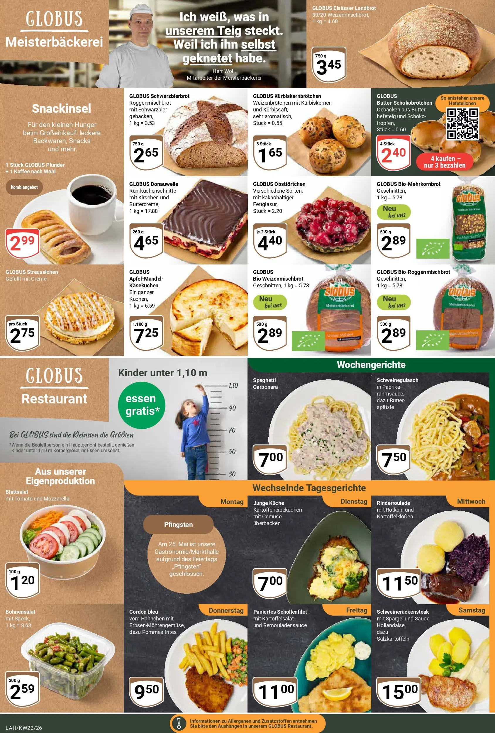 Globus Prospekt Lahnstein (ab 26.05.2026) » Angebote online | Seite: 7 | Produkte: Mozzarella, Küche, Creme, Gemüse