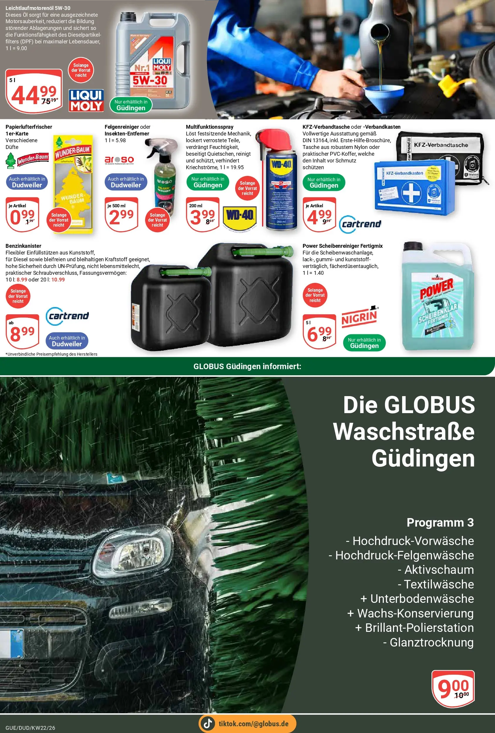 Globus Prospekt Saarbrücken-Dudweiler (ab 26.05.2026) » Angebote online | Seite: 28 | Produkte: Tasche, Öl