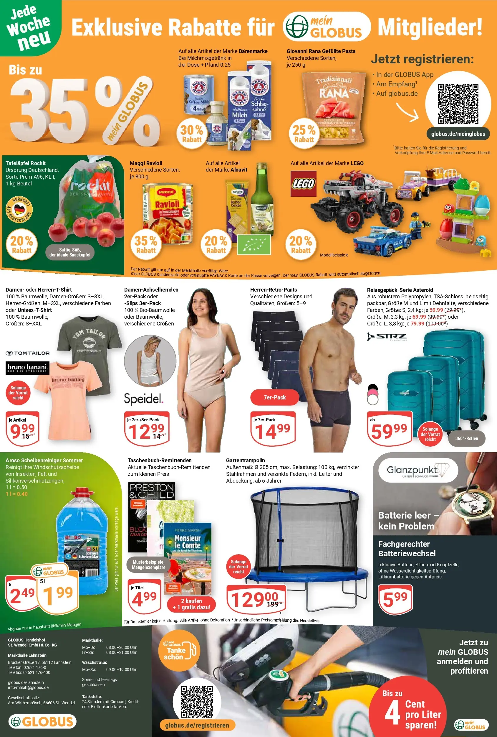Globus Prospekt Lahnstein (ab 26.05.2026) » Angebote online | Seite: 25 | Produkte: Maggi, Pasta, Sahne, Telefon