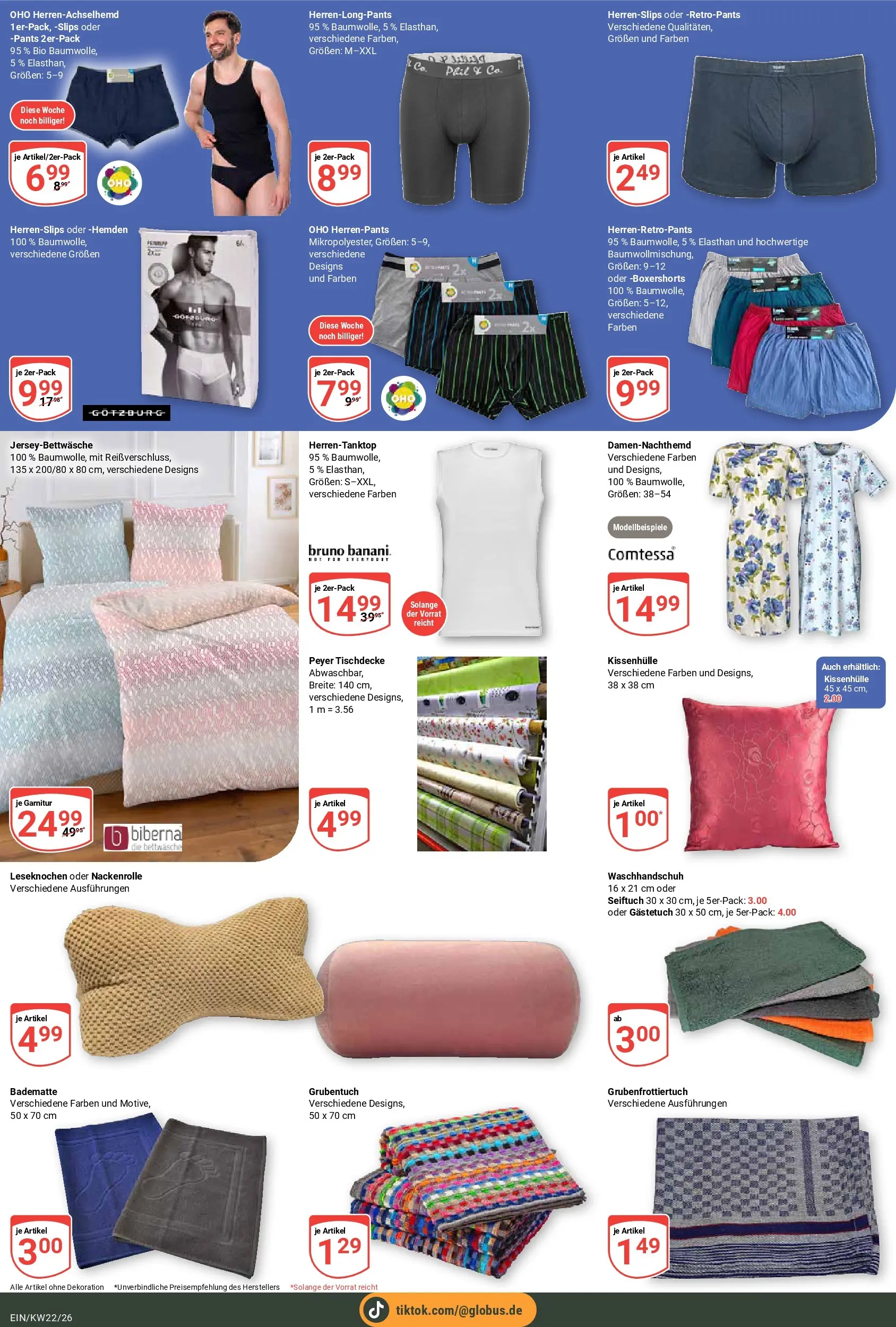 Globus Prospekt Homburg-Einöd (ab 26.05.2026) » Angebote online | Seite: 27 | Produkte: Bettwäsche