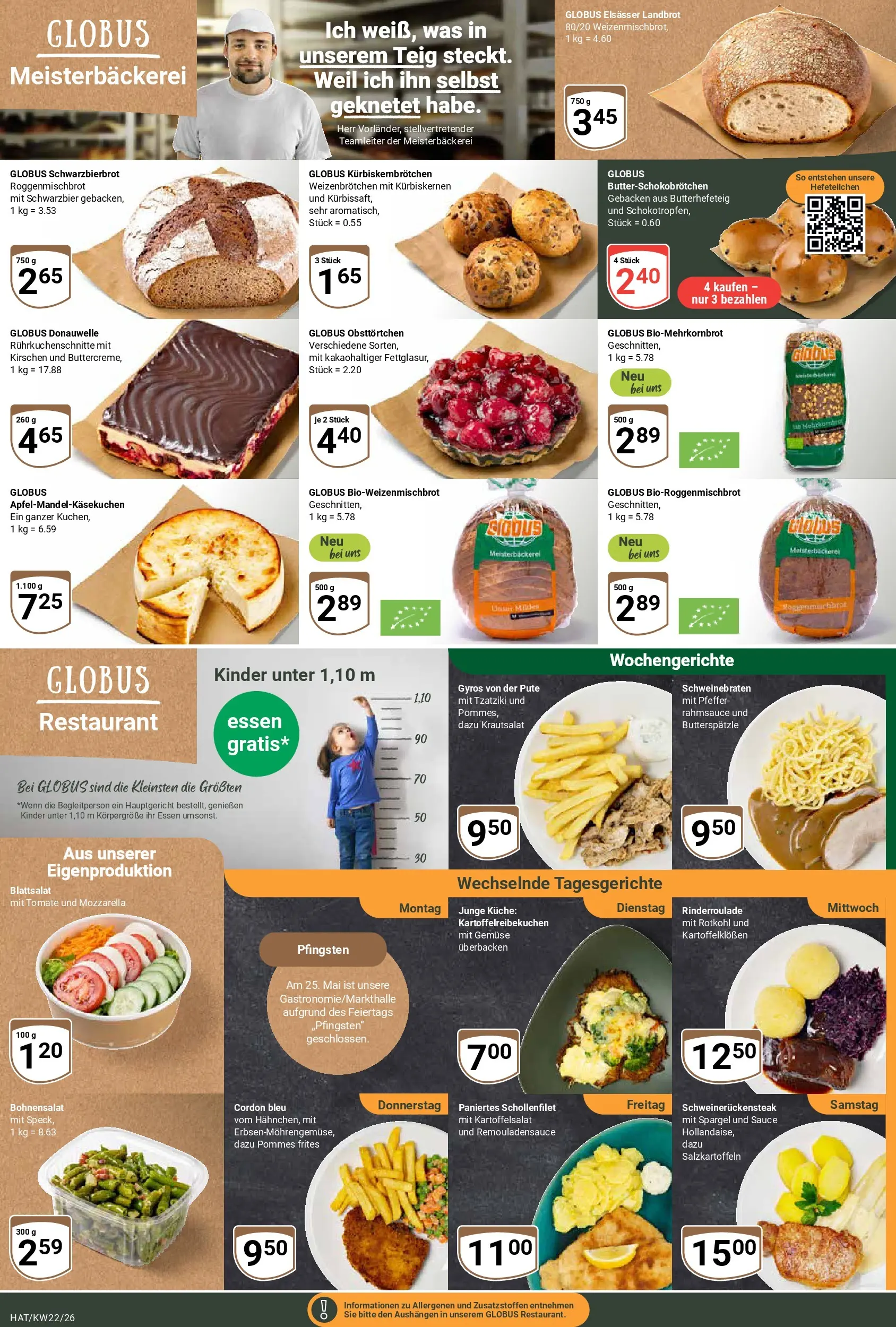 Globus Prospekt Hattersheim (ab 26.05.2026) » Angebote online | Seite: 7 | Produkte: Pute, Mozzarella, Pommes frites, Gyros