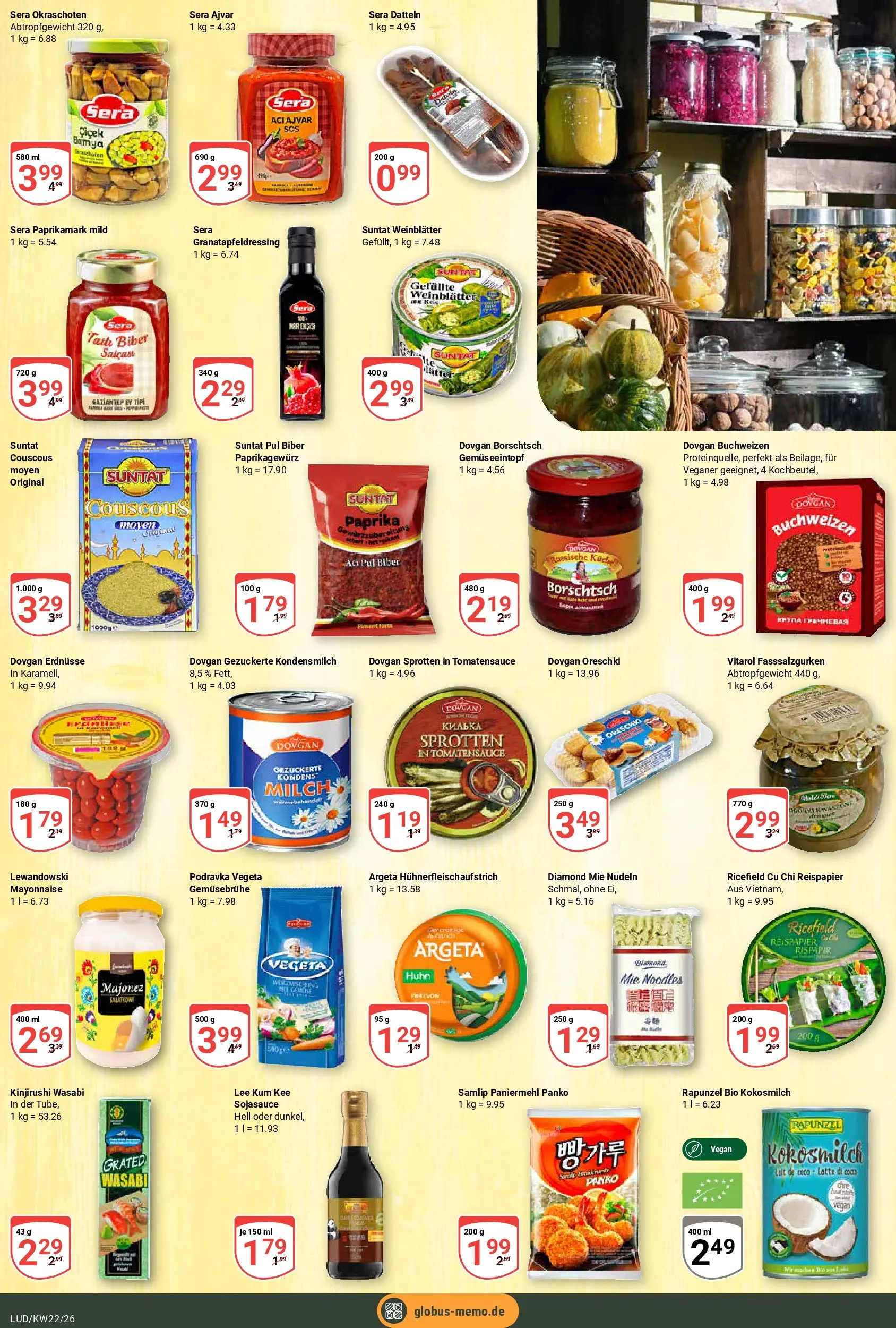 Globus Prospekt Ludwigshafen-Oggersheim (ab 26.05.2026) » Angebote online | Seite: 16 | Produkte: Erdnüsse, Milch, Küche, Nudeln