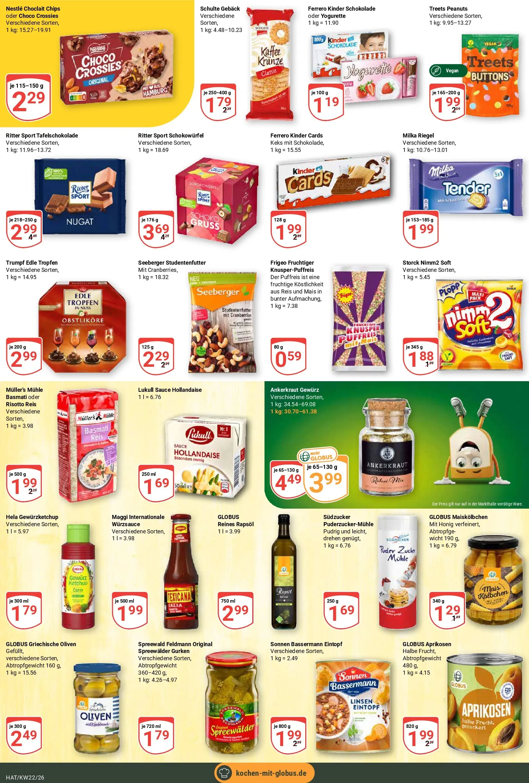 Globus Prospekt Hattersheim (ab 26.05.2026) » Angebote online | Seite: 14 | Produkte: Kinder schokolade, Maggi, Schokolade, Ketchup