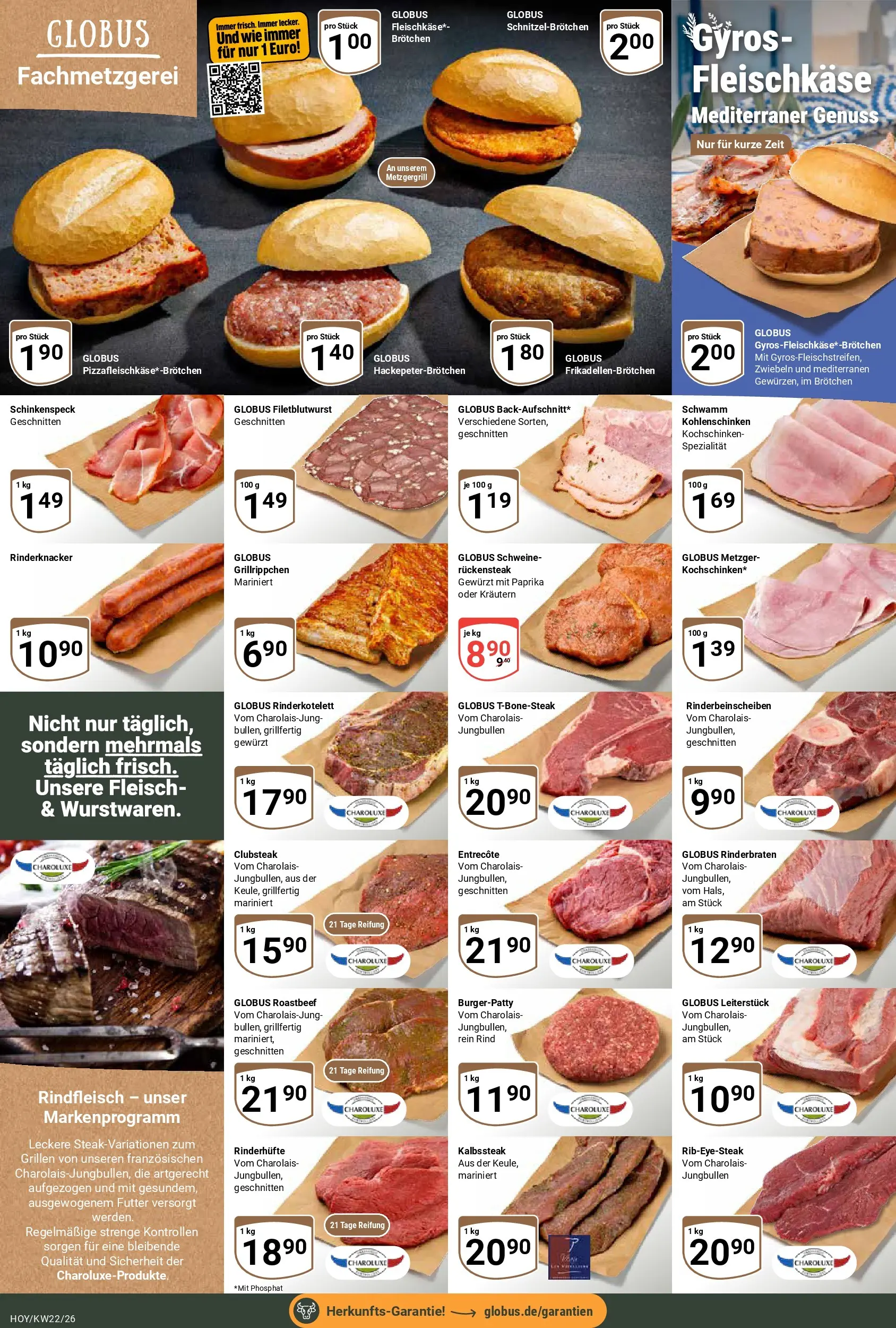 Globus Prospekt Hoyerswerda (ab 26.05.2026) » Angebote online | Seite: 7 | Produkte: Entrecote, Roastbeef, Zwiebeln, Rindfleisch
