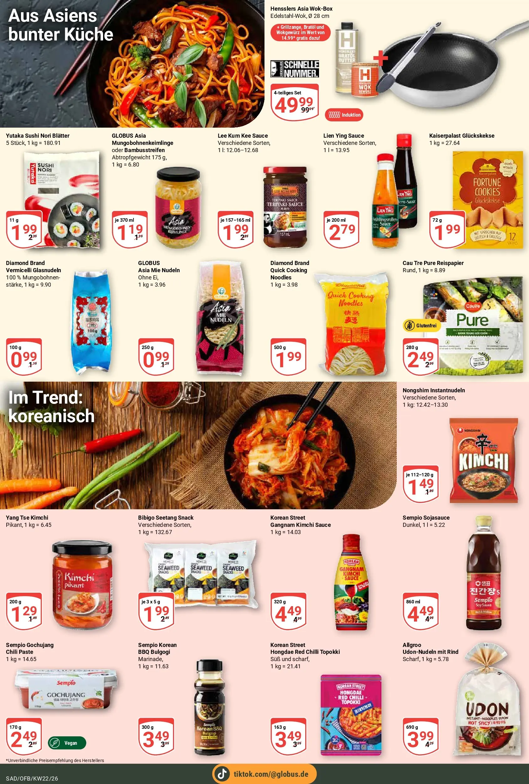 Globus Prospekt Schwandorf (ab 26.05.2026) » Angebote online | Seite: 16 | Produkte: Butter, Küche, Chili, Nudeln