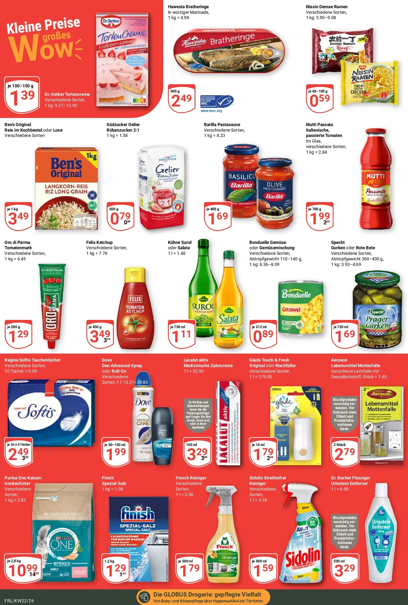 Globus Prospekt Freilassing (ab 26.05.2026) » Angebote online | Seite: 4 | Produkte: Tomaten, Finish, Creme, Gemüse