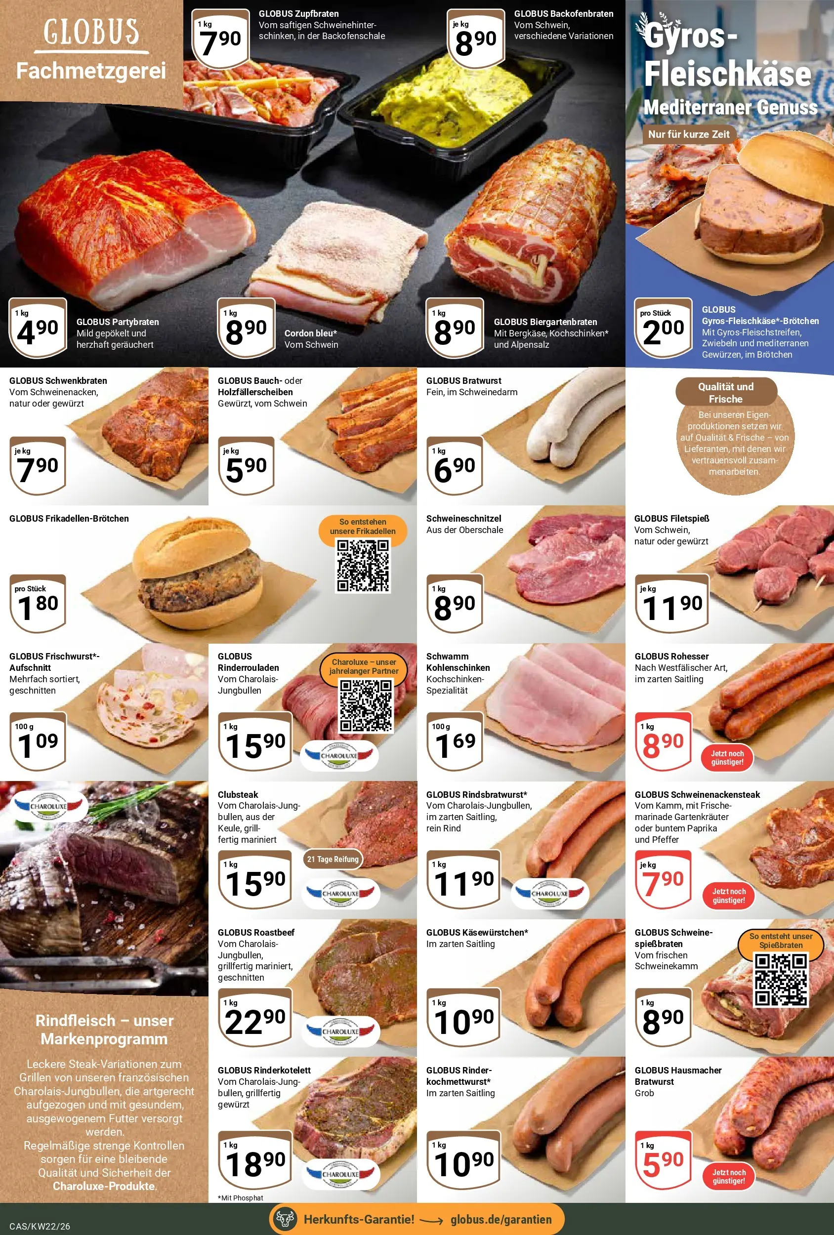 Globus Prospekt Castrop-Rauxel (ab 26.05.2026) » Angebote online | Seite: 6 | Produkte: Grill, Zwiebeln, Pfeffer, Rindfleisch