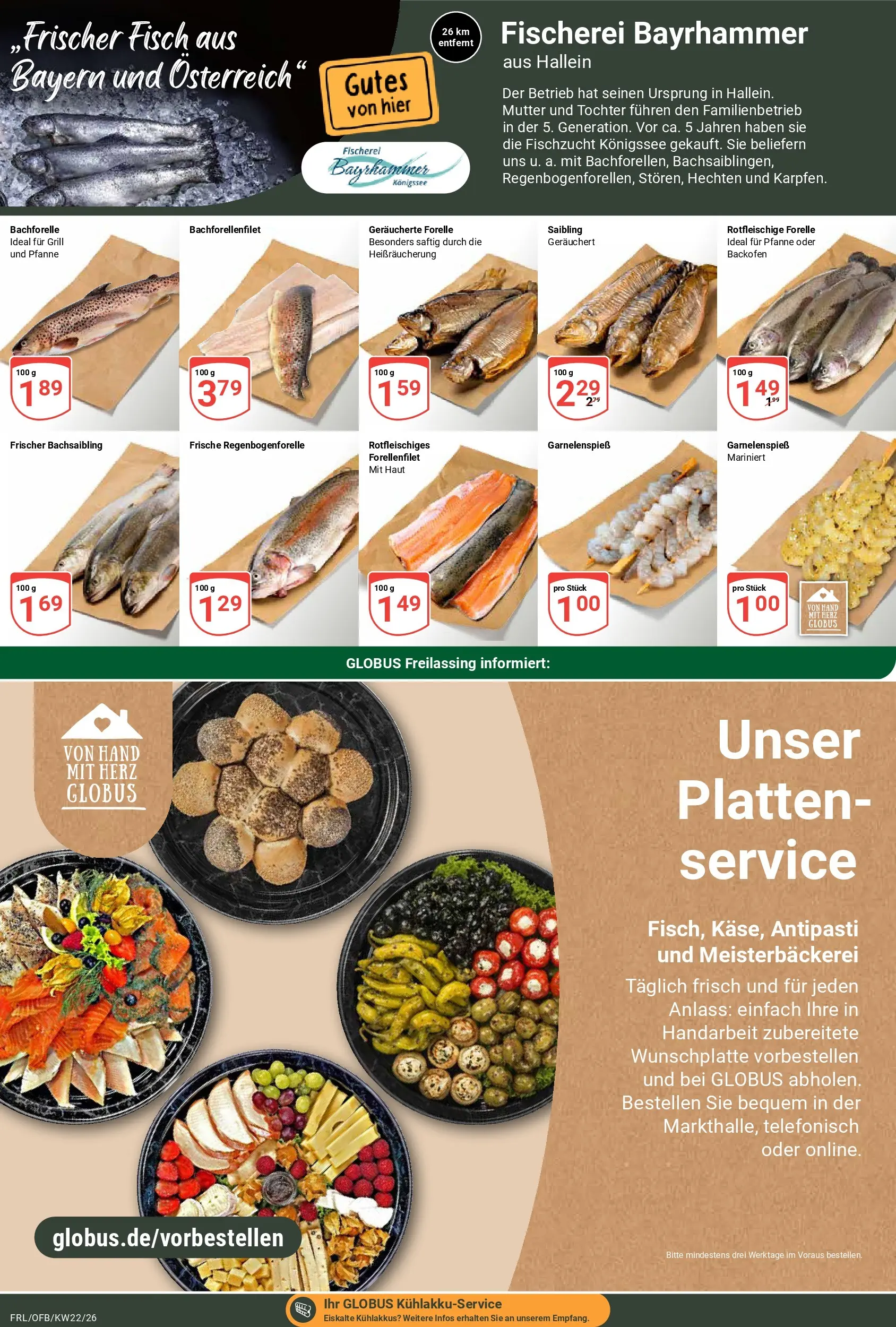 Globus Prospekt Freilassing (ab 26.05.2026) » Angebote online | Seite: 10 | Produkte: Grill, Fisch, Backofen