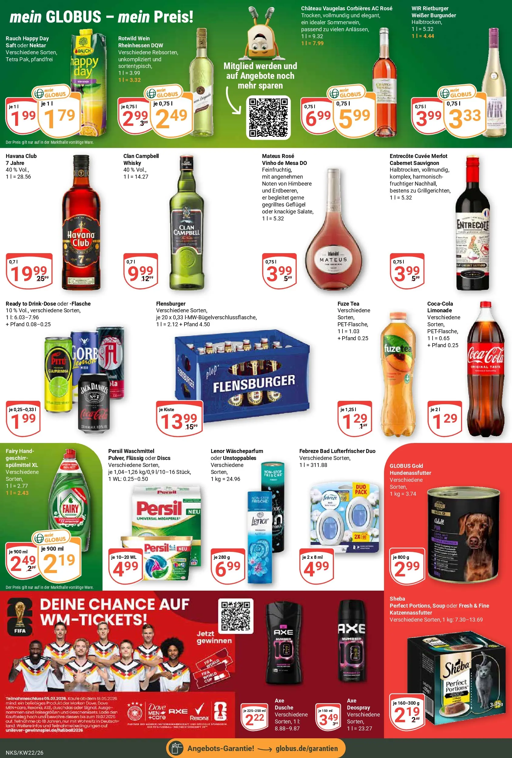 Globus Prospekt Neunkirchen (ab 26.05.2026) » Angebote online | Seite: 4 | Produkte: Havana club, Bad, Dusche, Flensburger