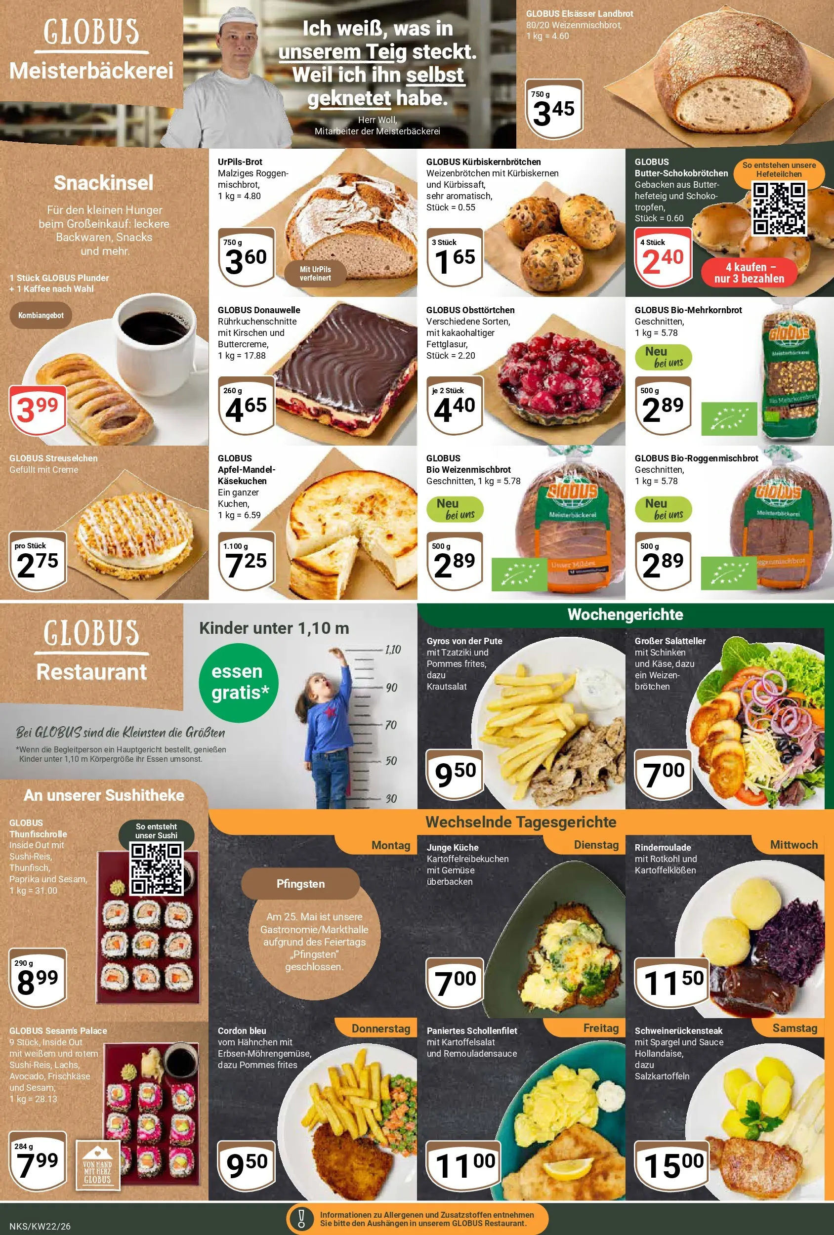 Globus Prospekt Neunkirchen (ab 26.05.2026) » Angebote online | Seite: 7 | Produkte: Butter, Pommes, Paprika, Frischkase