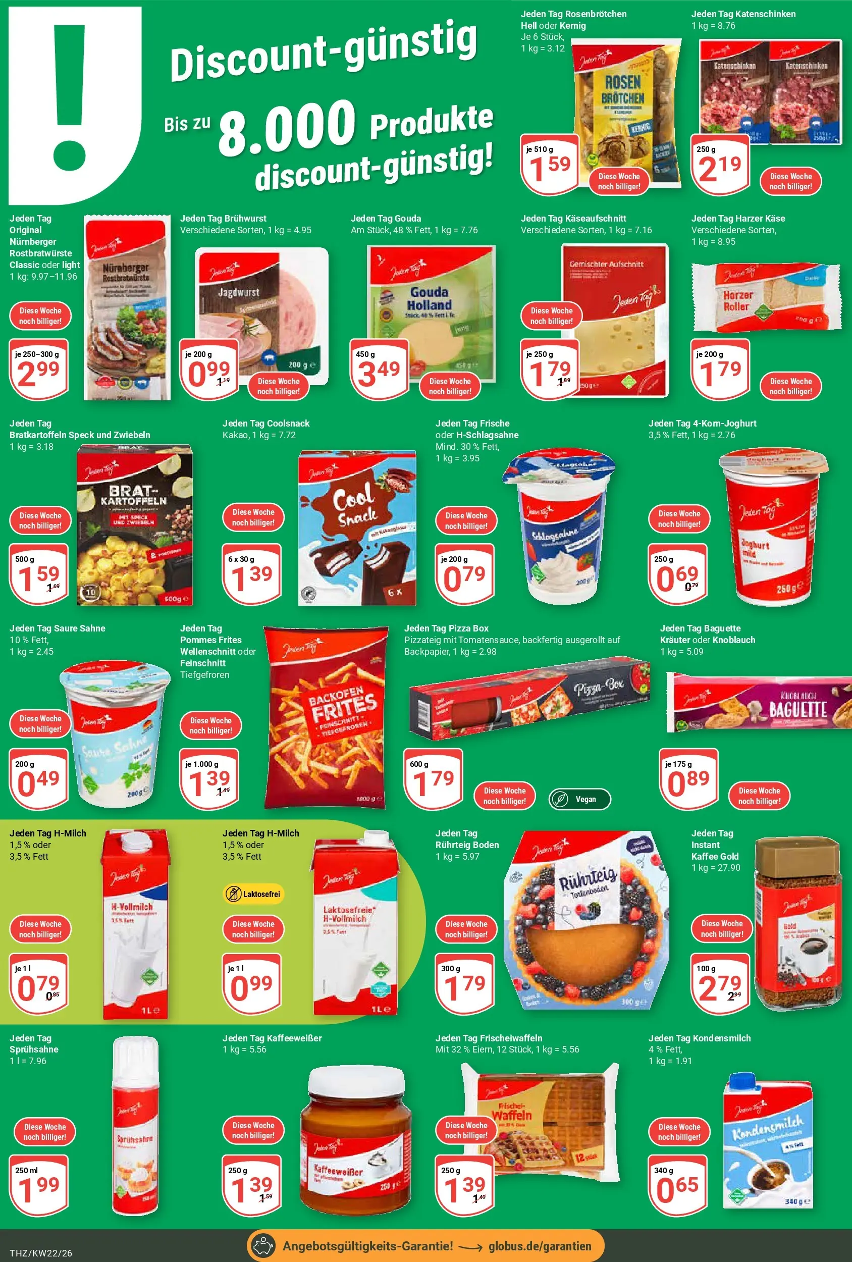 Globus Prospekt Zeitz (ab 26.05.2026) » Angebote online | Seite: 23 | Produkte: Schlagsahne, Pommes, Waffeln, Backofen