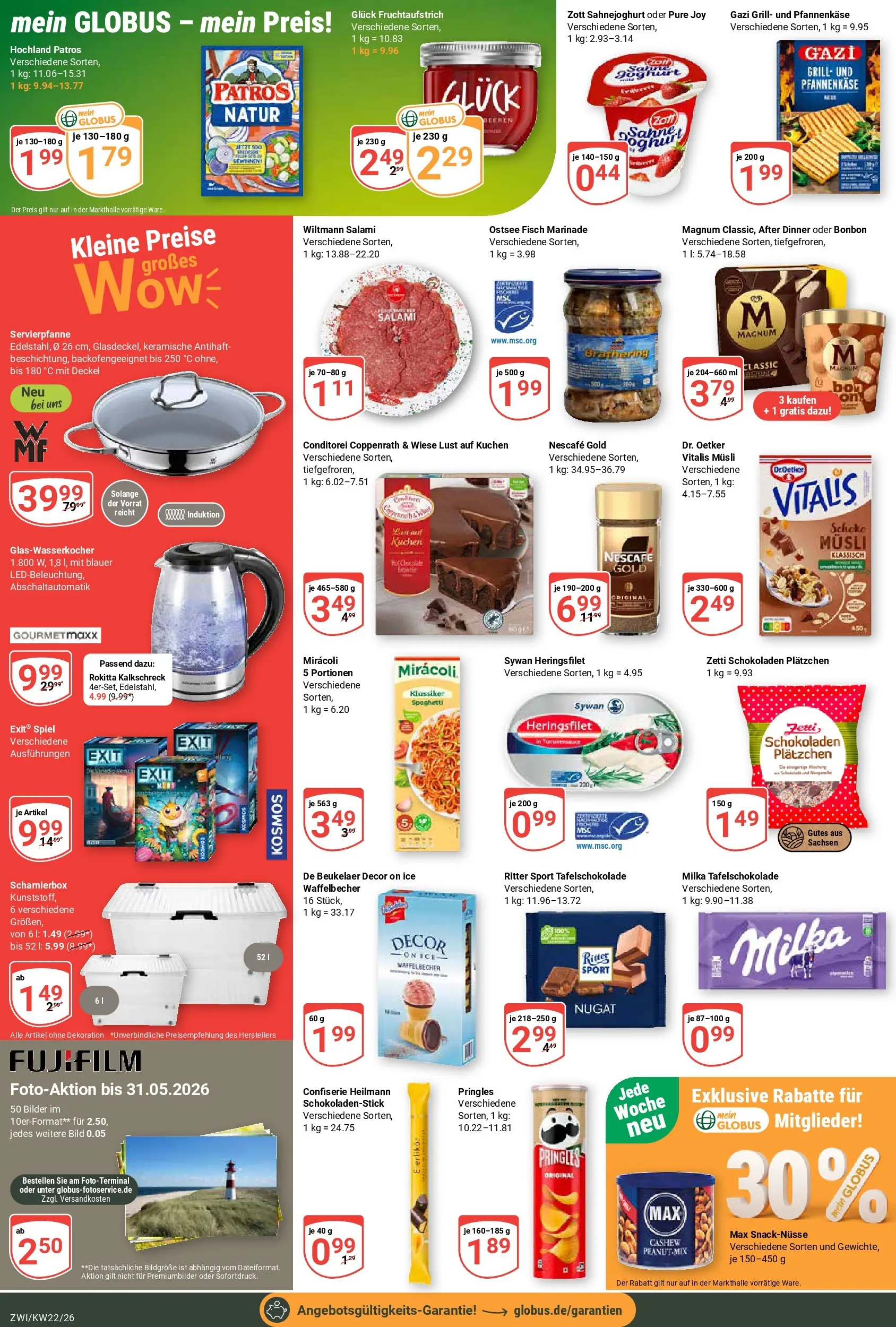 Globus Prospekt Zwickau (ab 26.05.2026) » Angebote online | Seite: 2 | Produkte: Joghurt, Milka, Fisch, Salami