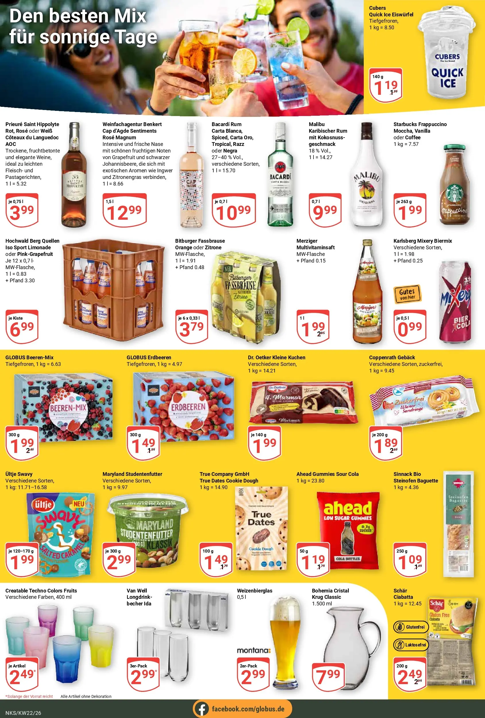Globus Prospekt Neunkirchen (ab 26.05.2026) » Angebote online | Seite: 16 | Produkte: Baguette, Limonade, Fassbrause, Fleisch