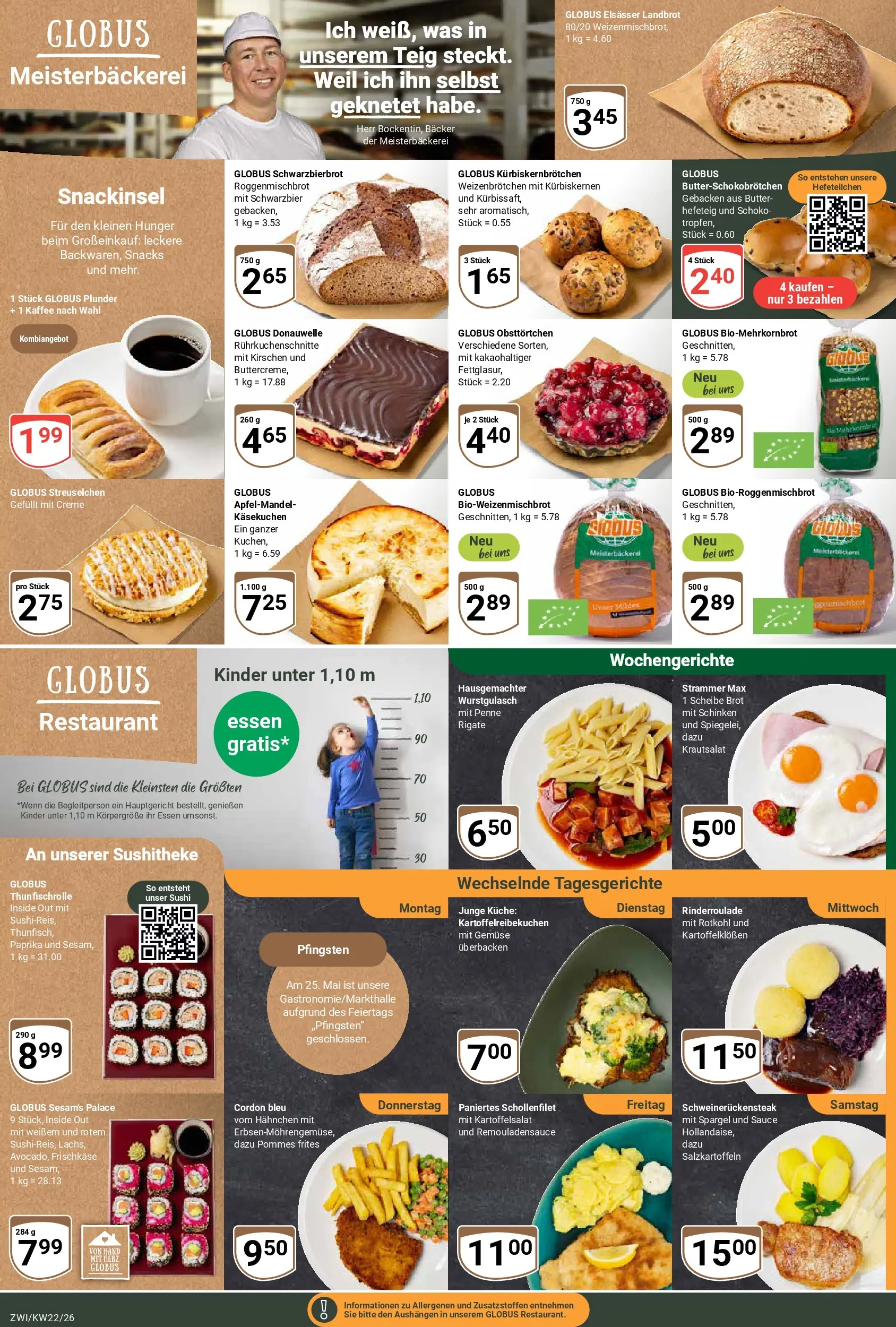 Globus Prospekt Zwickau (ab 26.05.2026) » Angebote online | Seite: 6 | Produkte: Pommes, Küche, Kirschen, Schinken