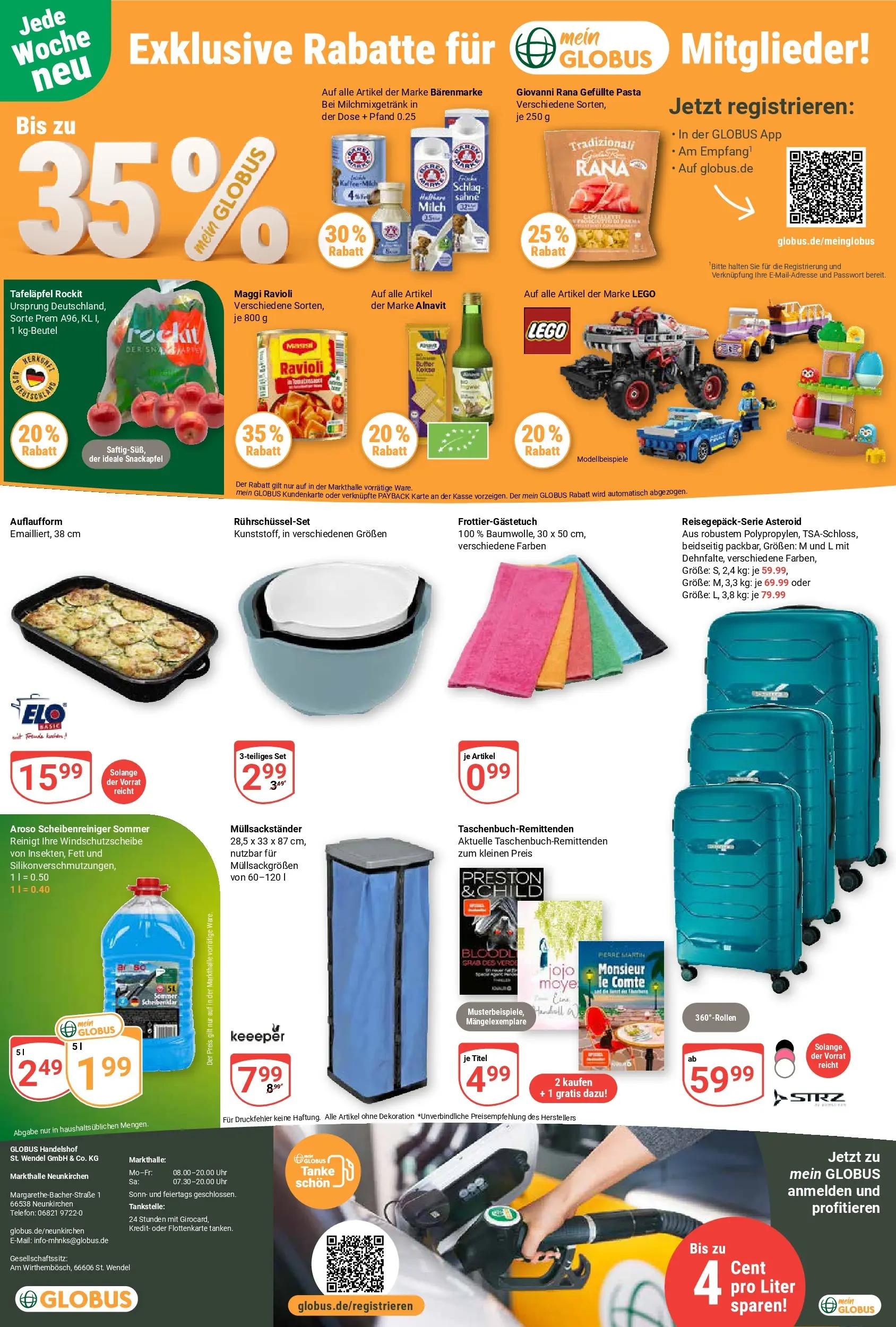 Globus Prospekt Neunkirchen (ab 26.05.2026) » Angebote online | Seite: 25 | Produkte: Maggi, Milch, Pasta, Telefon