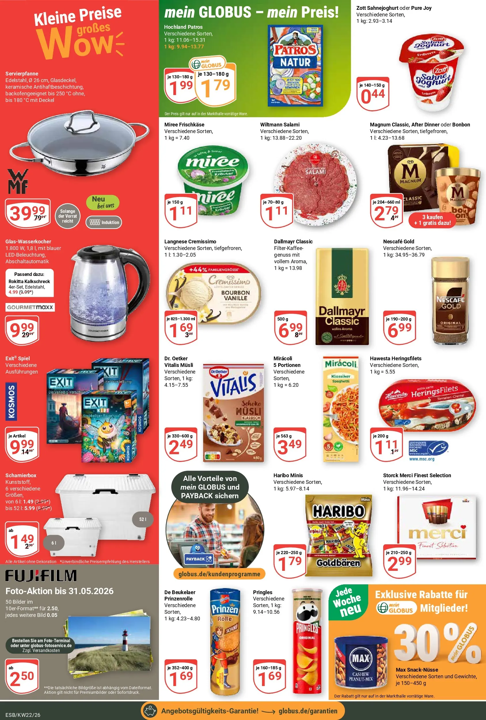 Globus Prospekt Eschborn (ab 26.05.2026) » Angebote online | Seite: 2 | Produkte: Musli, Patros, Salami, Nescafe gold