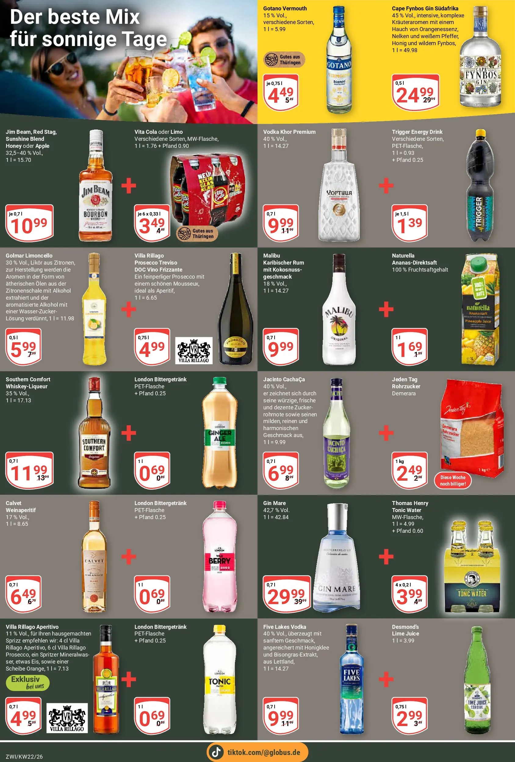 Globus Prospekt Zwickau (ab 26.05.2026) » Angebote online | Seite: 17 | Produkte: Cola, Apple, Prosecco, Southern comfort