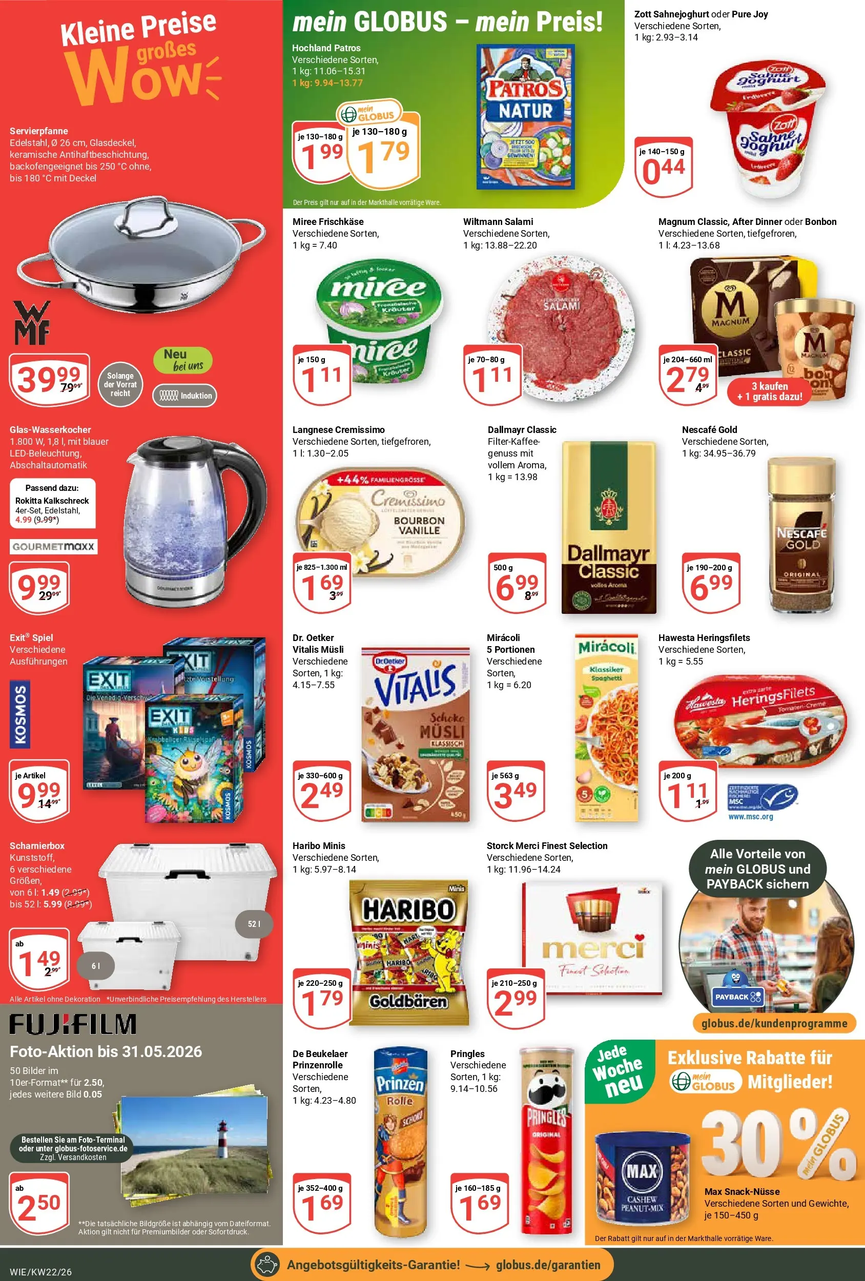 Globus Prospekt Waghäusel (ab 26.05.2026) » Angebote online | Seite: 2 | Produkte: Merci, Haribo, Patros, Creme