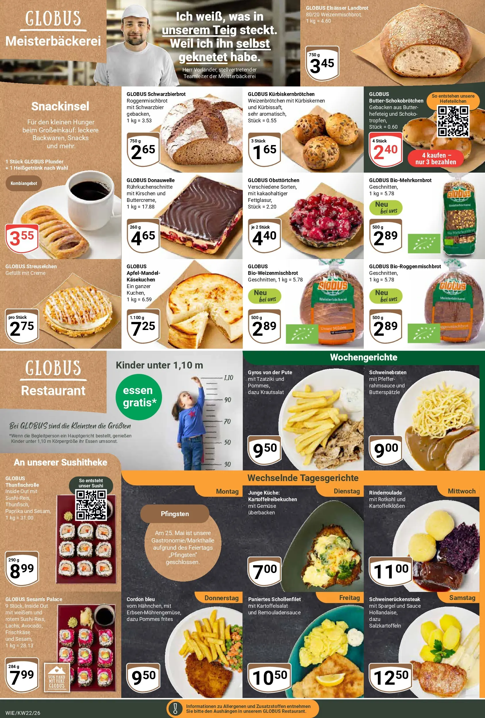 Globus Prospekt Waghäusel (ab 26.05.2026) » Angebote online | Seite: 7 | Produkte: Butter, Küche, Spargel, Gyros