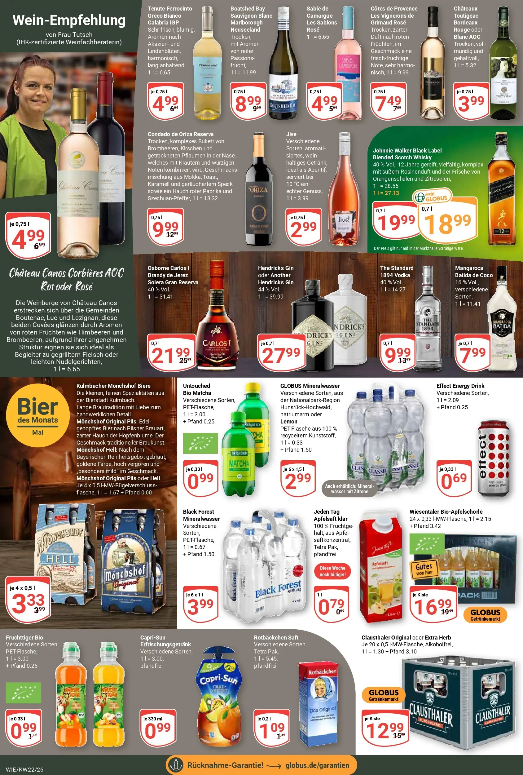 Globus Prospekt Waghäusel (ab 26.05.2026) » Angebote online | Seite: 18 | Produkte: Osborne, Energy, Pils, Paprika