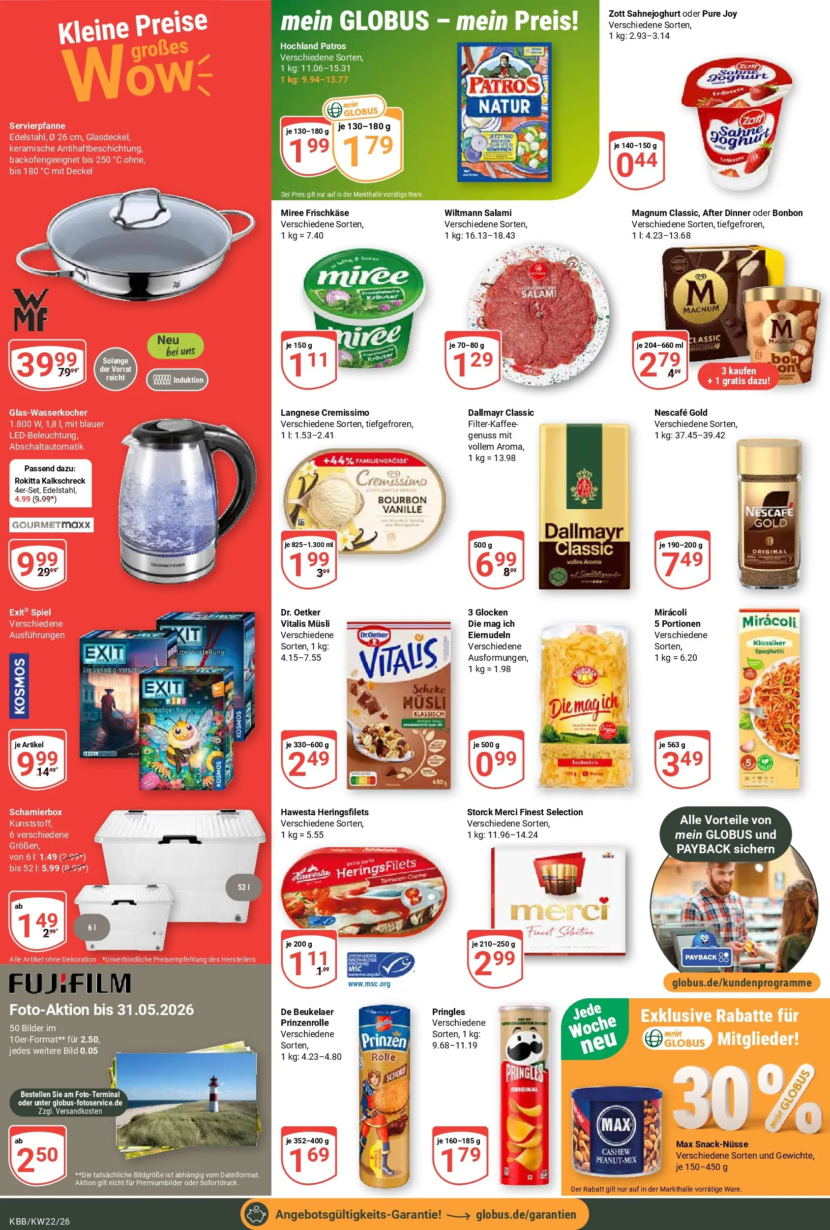 Globus Prospekt Koblenz-Bubenheim (ab 26.05.2026) » Angebote online | Seite: 2 | Produkte: Langnese cremissimo, Cremissimo, Bilder, Nescafe gold