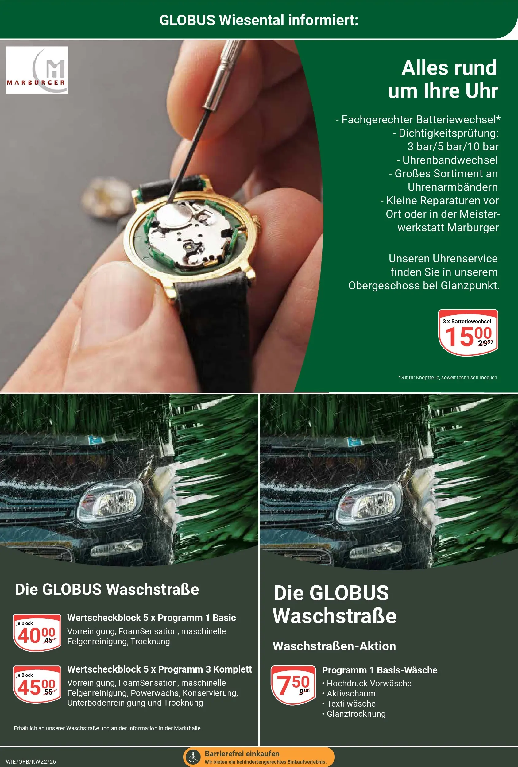 Globus Prospekt Waghäusel (ab 26.05.2026) » Angebote online | Seite: 30 | Produkte: Uhr