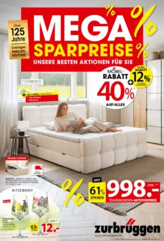 Zurbrüggen Mega Sparpreise ab 23.05.2026 gültig