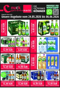 Angebote - nuck Getränke: Getränkeangebote ab 24.05.2026 gültig Angebote - nuck Getränke: Getränkeangebote ab 24.05.2026 gültig
