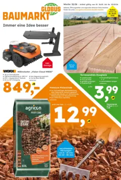 Globus Baumarkt Prospekt Wörth ab 26.05.2026 gültig
