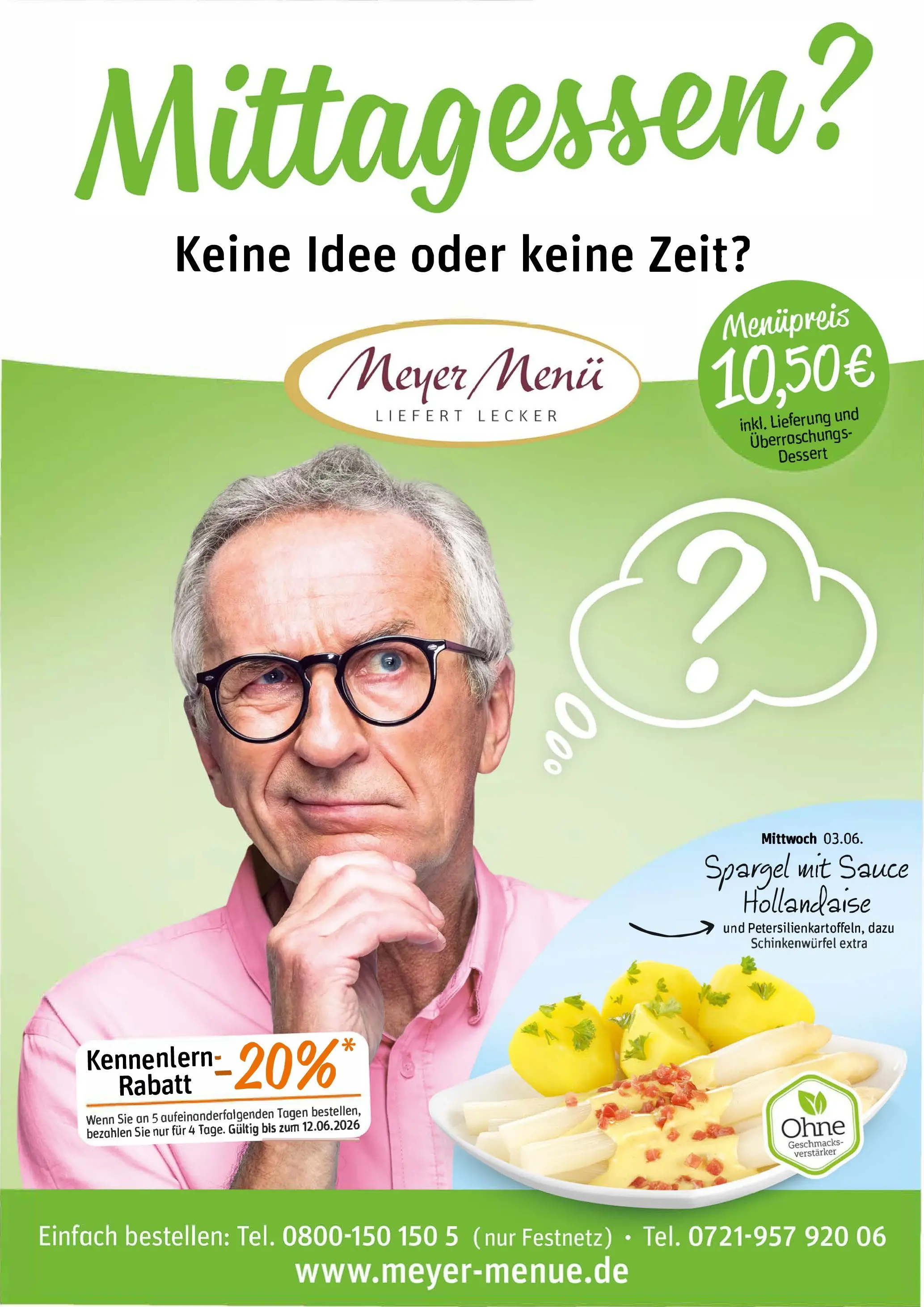 Angebote - Meyer Menü: Mittagszeit (ab 10.05.2026) zum Blättern | Seite: 1 | Produkte: Spargel, Verstärker